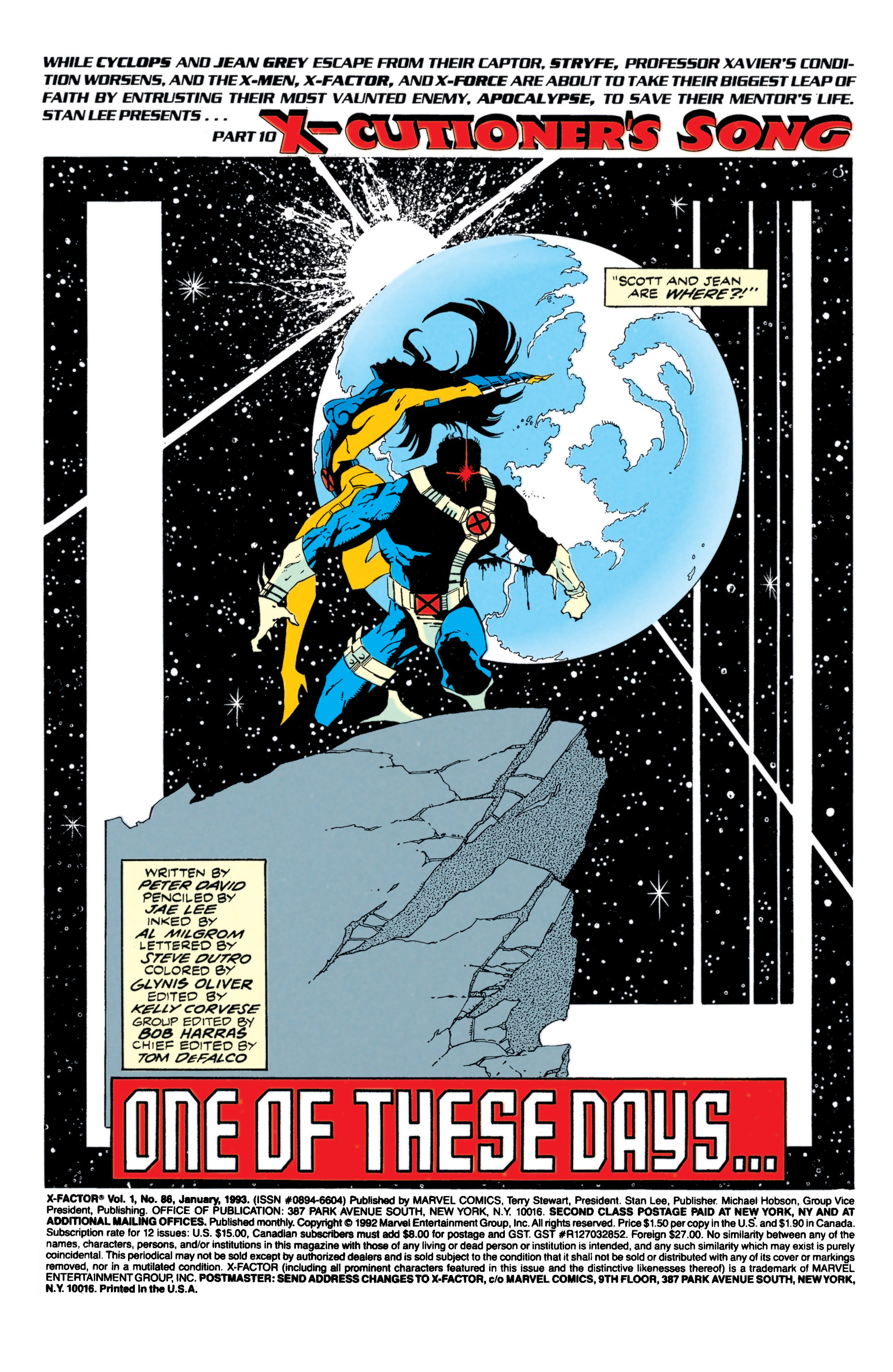 Read online X-Factor (1986) comic -  Issue #86 - 2