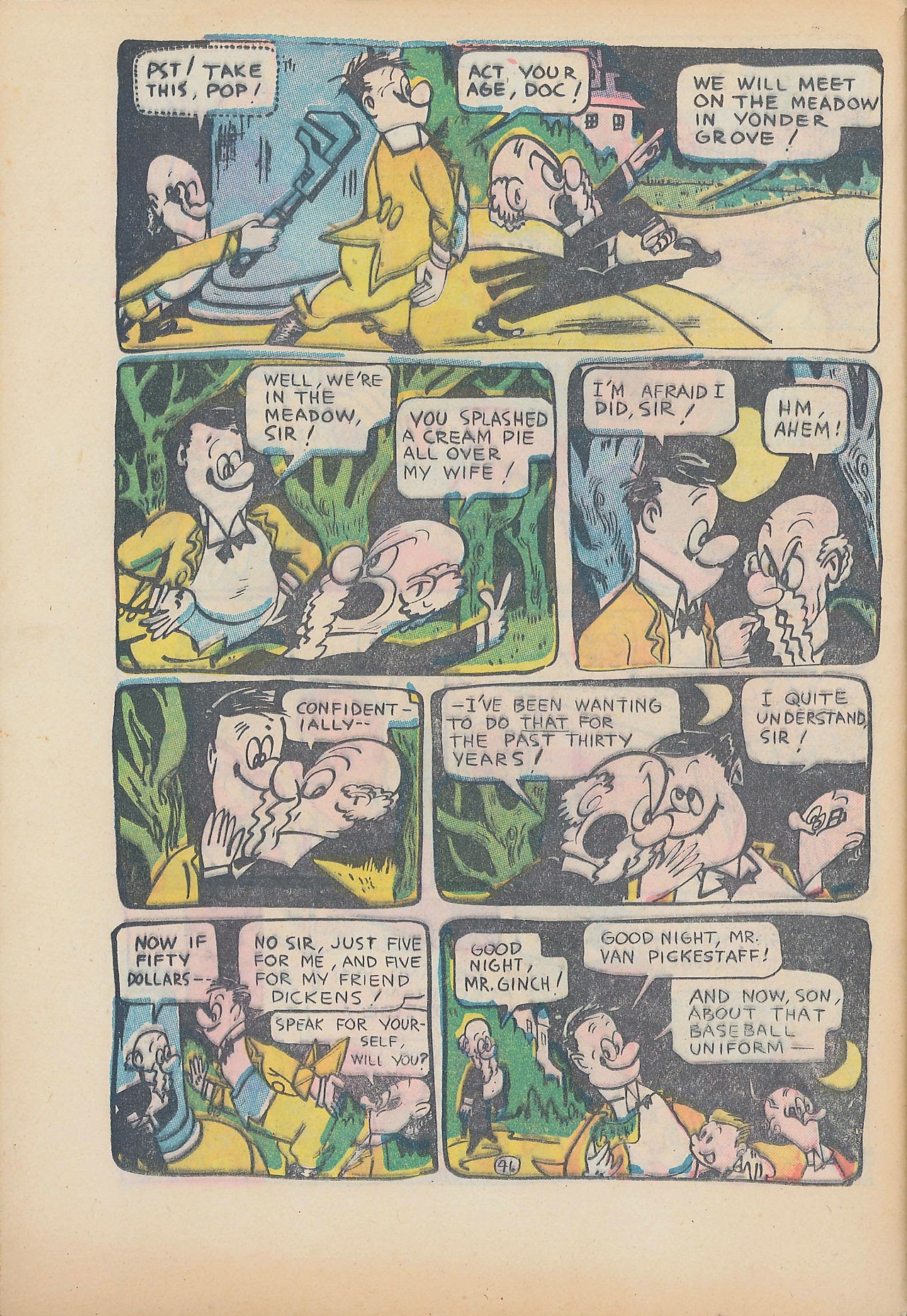 Read online Milt Gross Funnies comic -  Issue #1 - 48