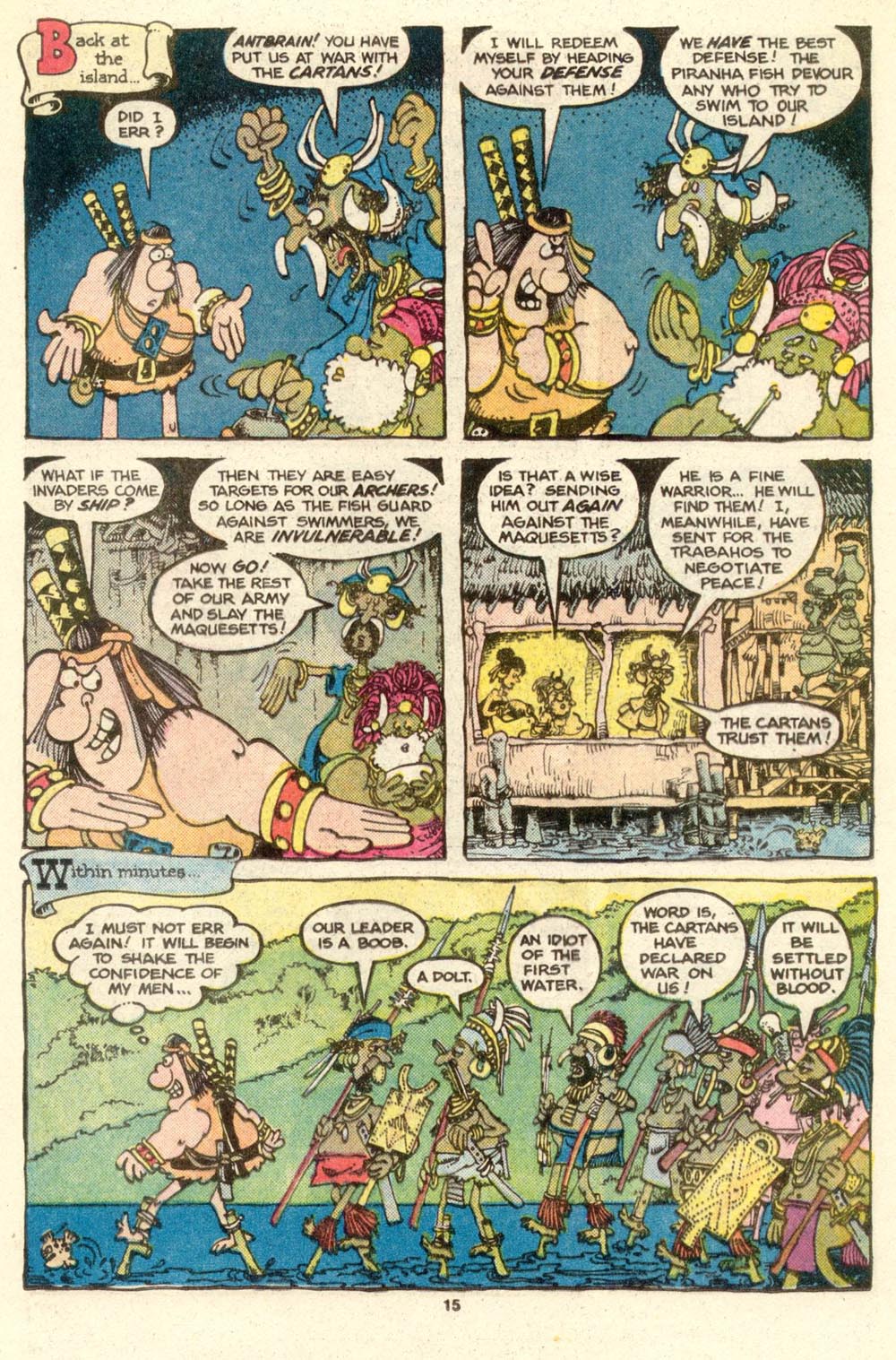 Read online Sergio Aragonés Groo the Wanderer comic -  Issue #17 - 15