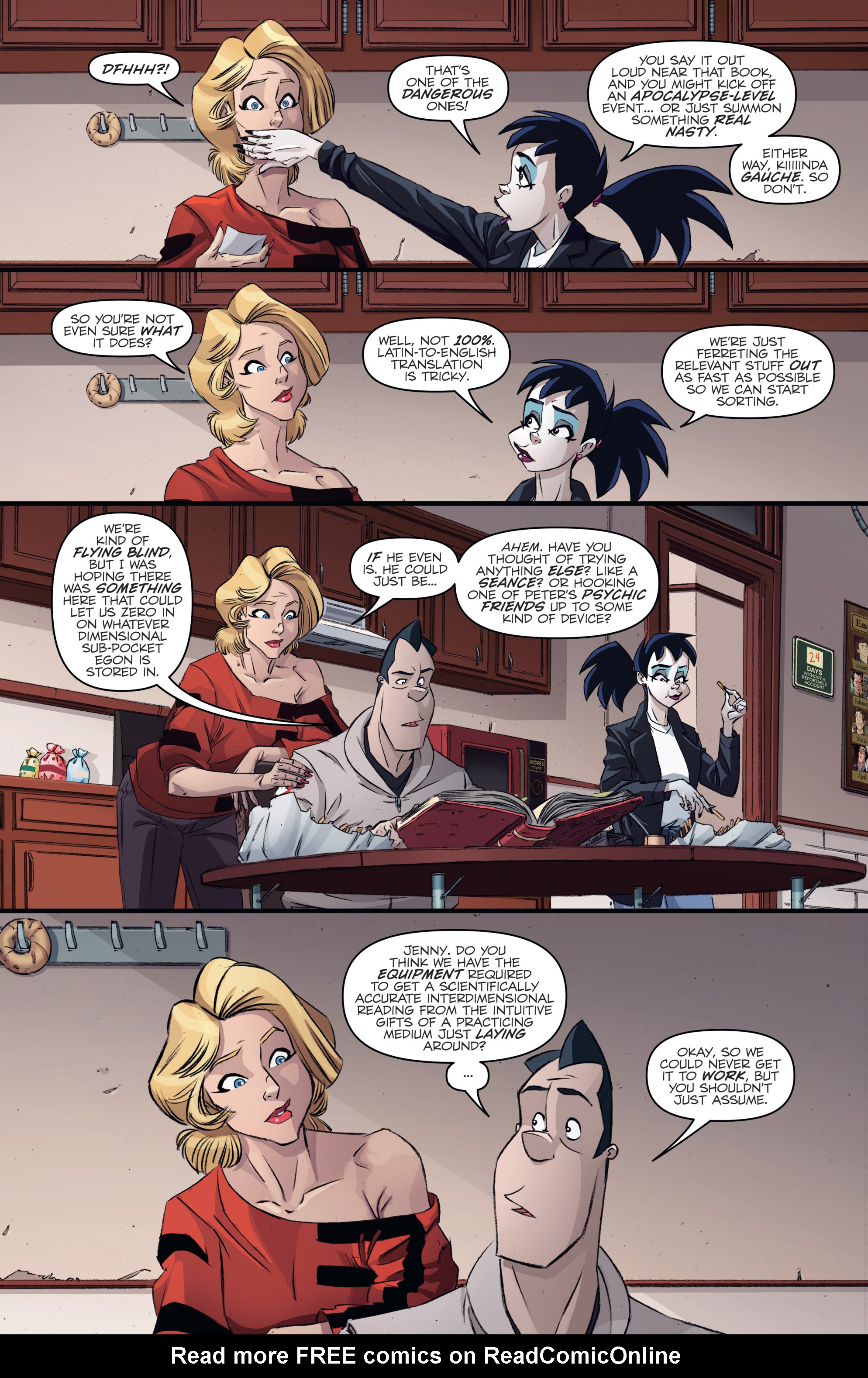Read online Ghostbusters: International comic -  Issue #10 - 21