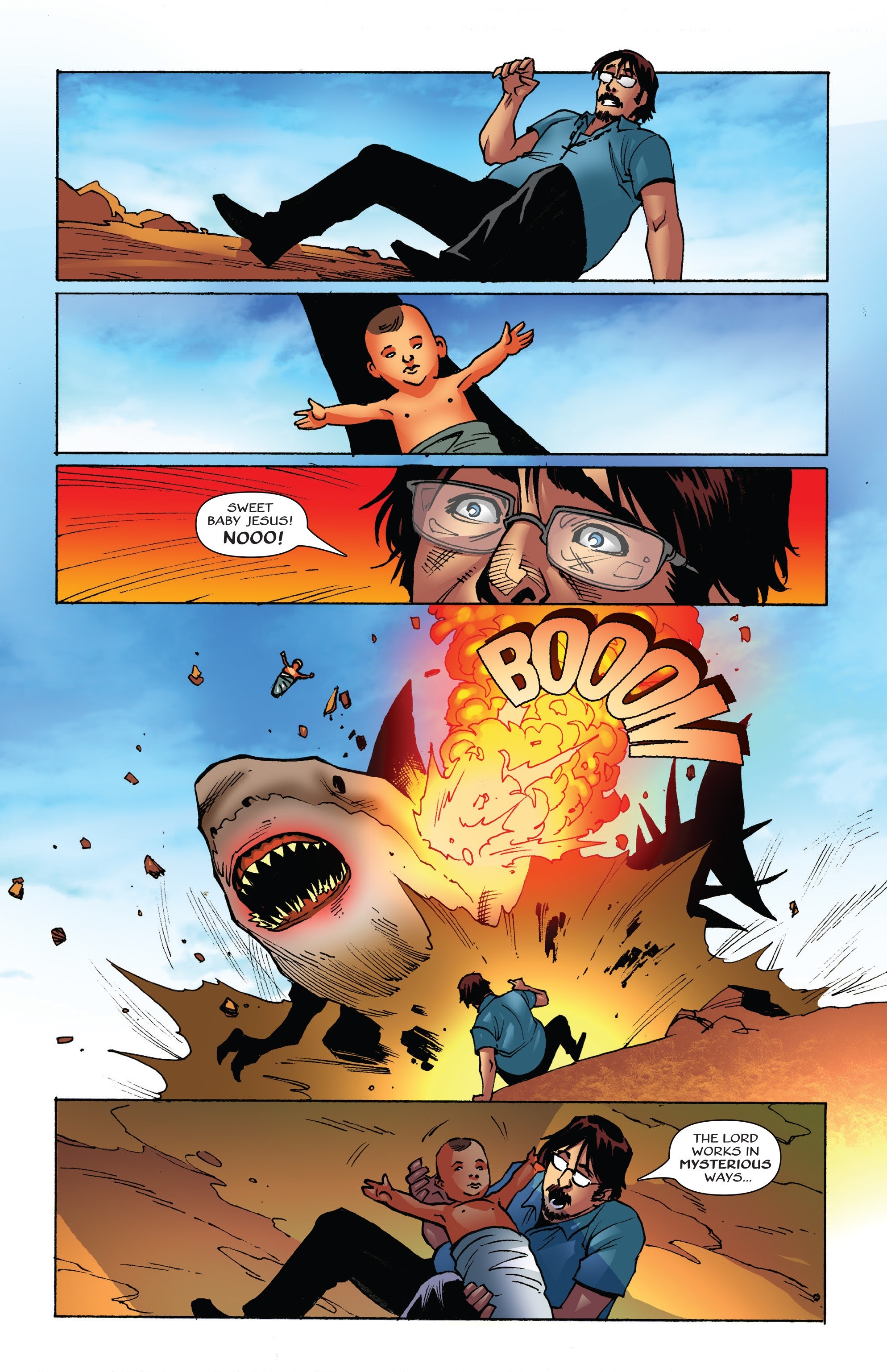 Read online Sharkasaurus comic -  Issue # TPB - 66