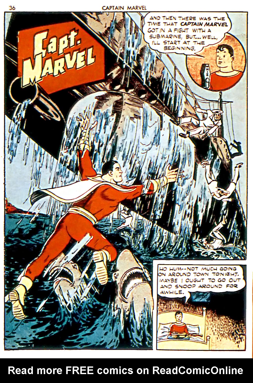 Read online Captain Marvel Adventures comic -  Issue #4 - 38
