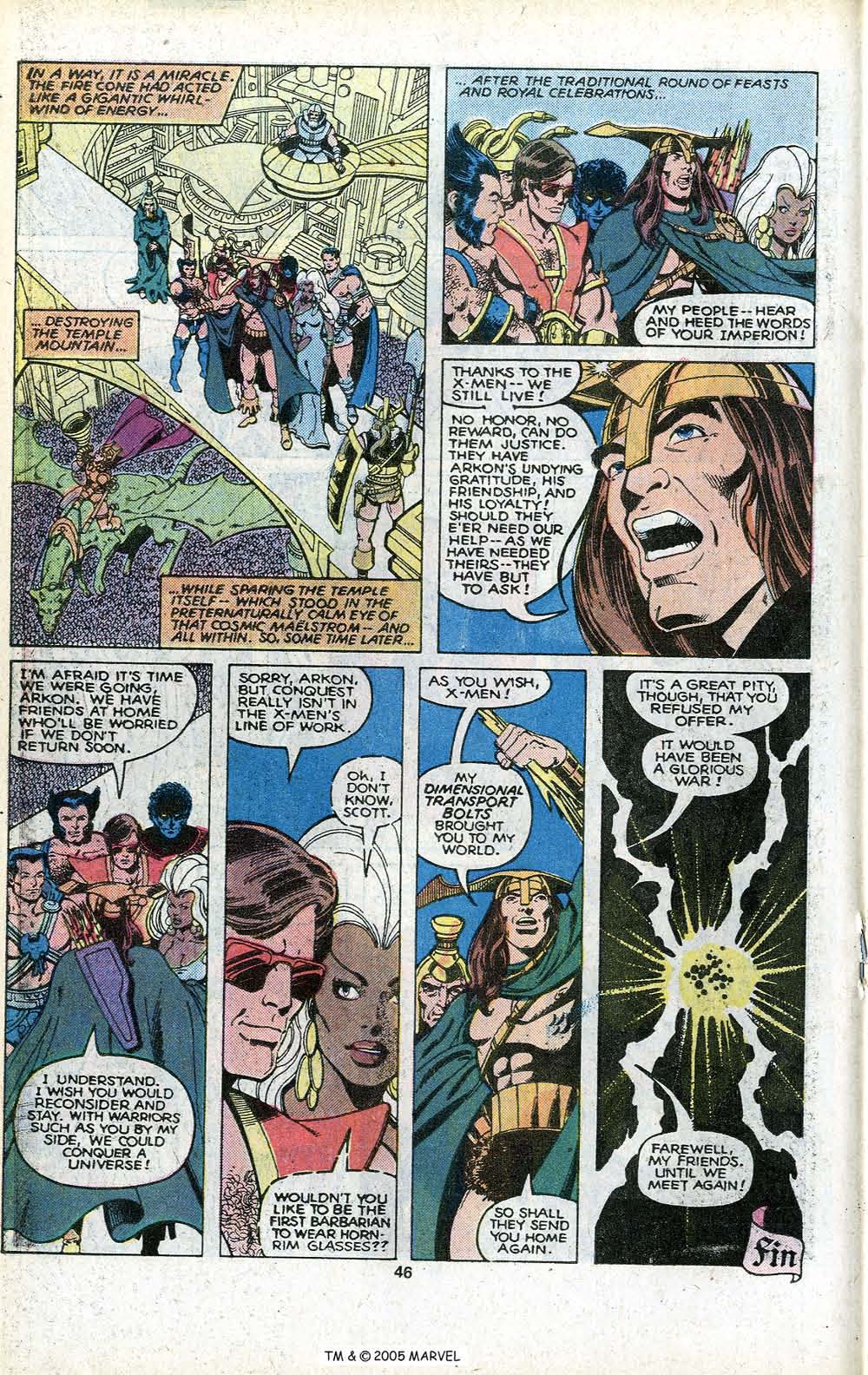 Uncanny X-Men (1963) issue Annual 3 - Page 48