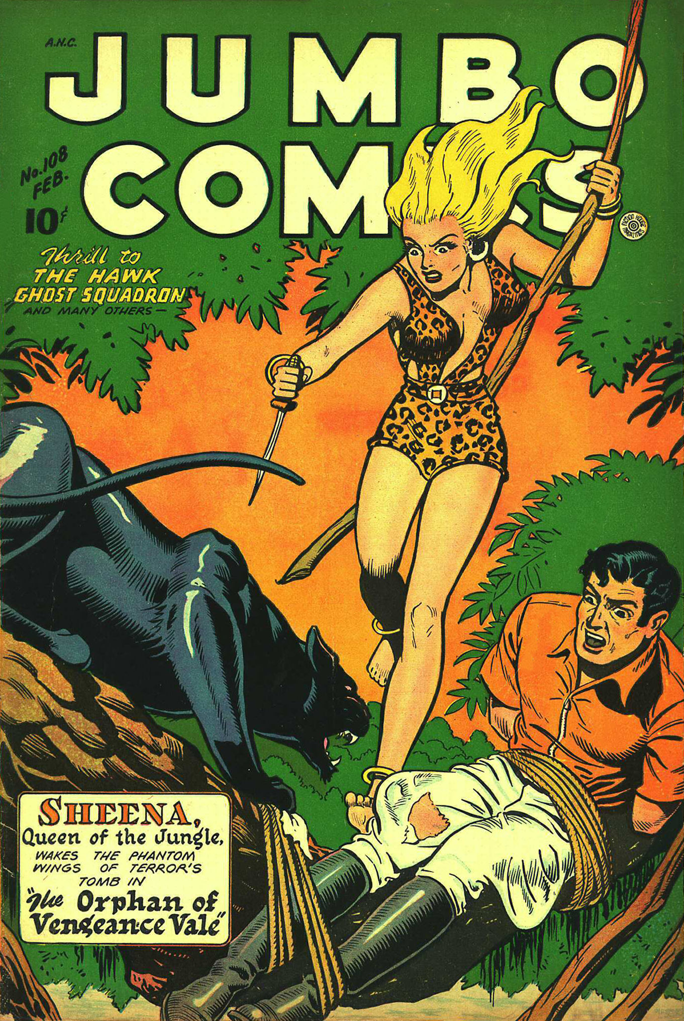 Read online Jumbo Comics comic -  Issue #108 - 1