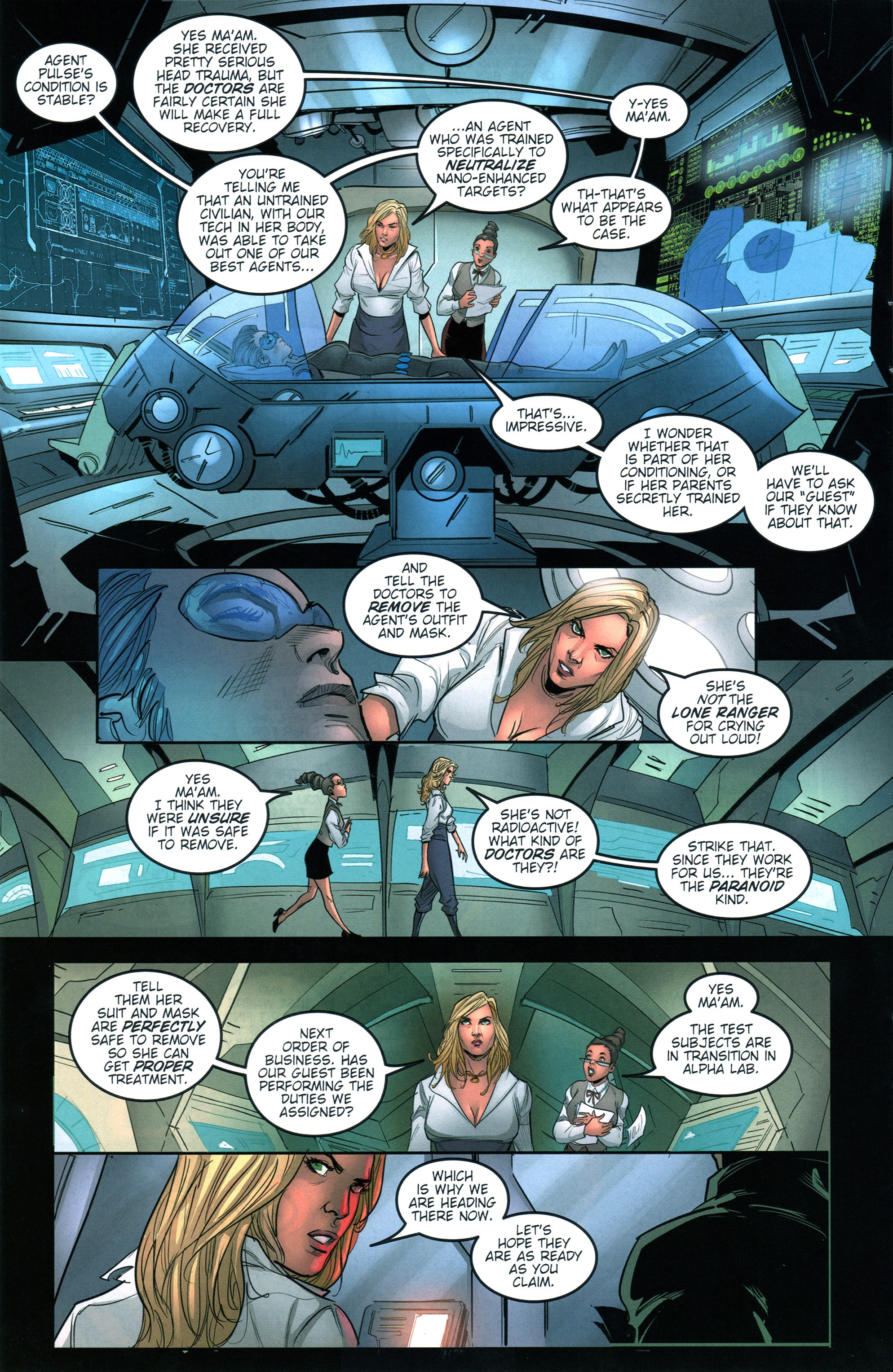 Read online White Widow comic -  Issue #3 - 14