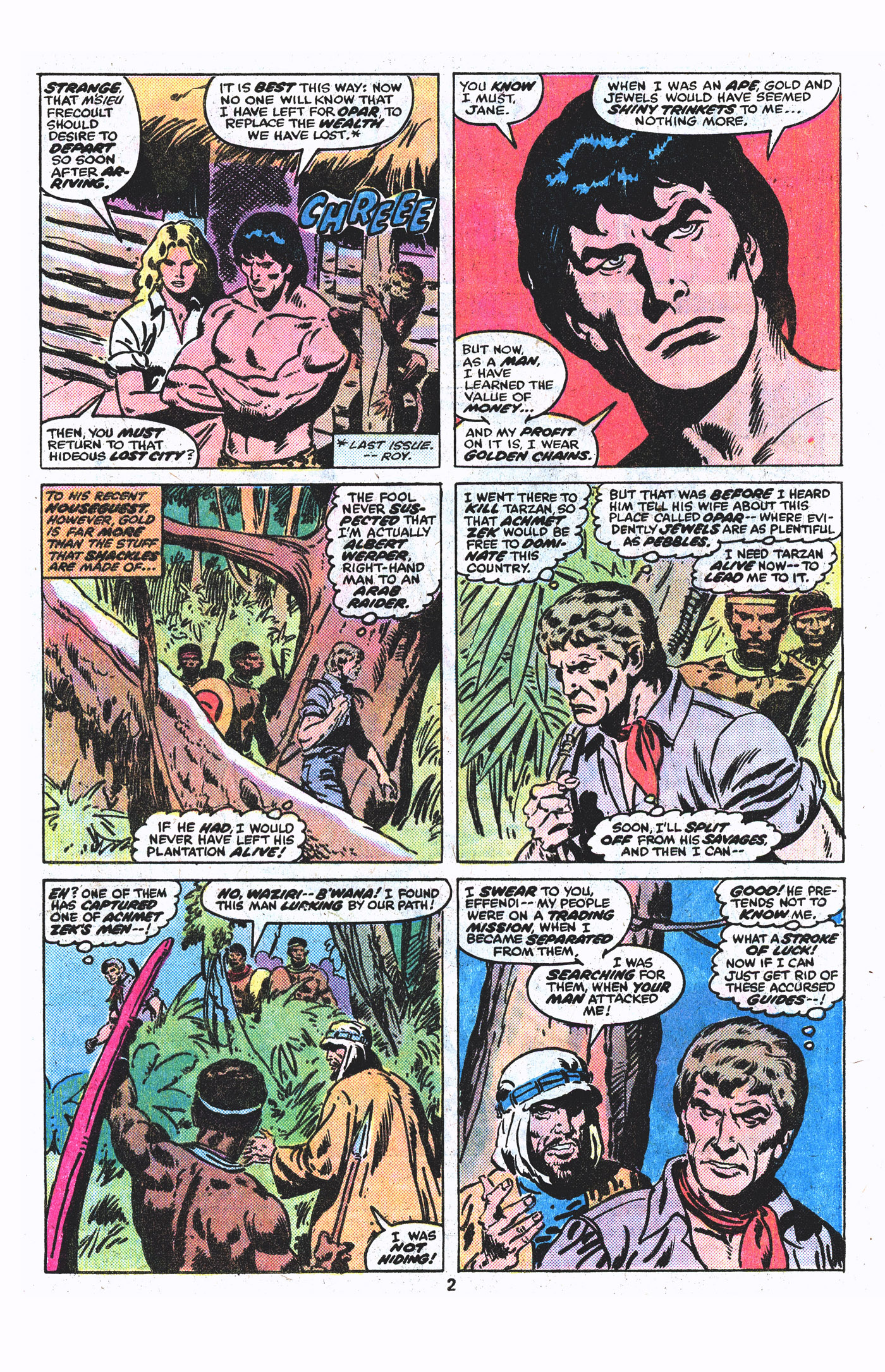 Read online Tarzan (1977) comic -  Issue #3 - 3