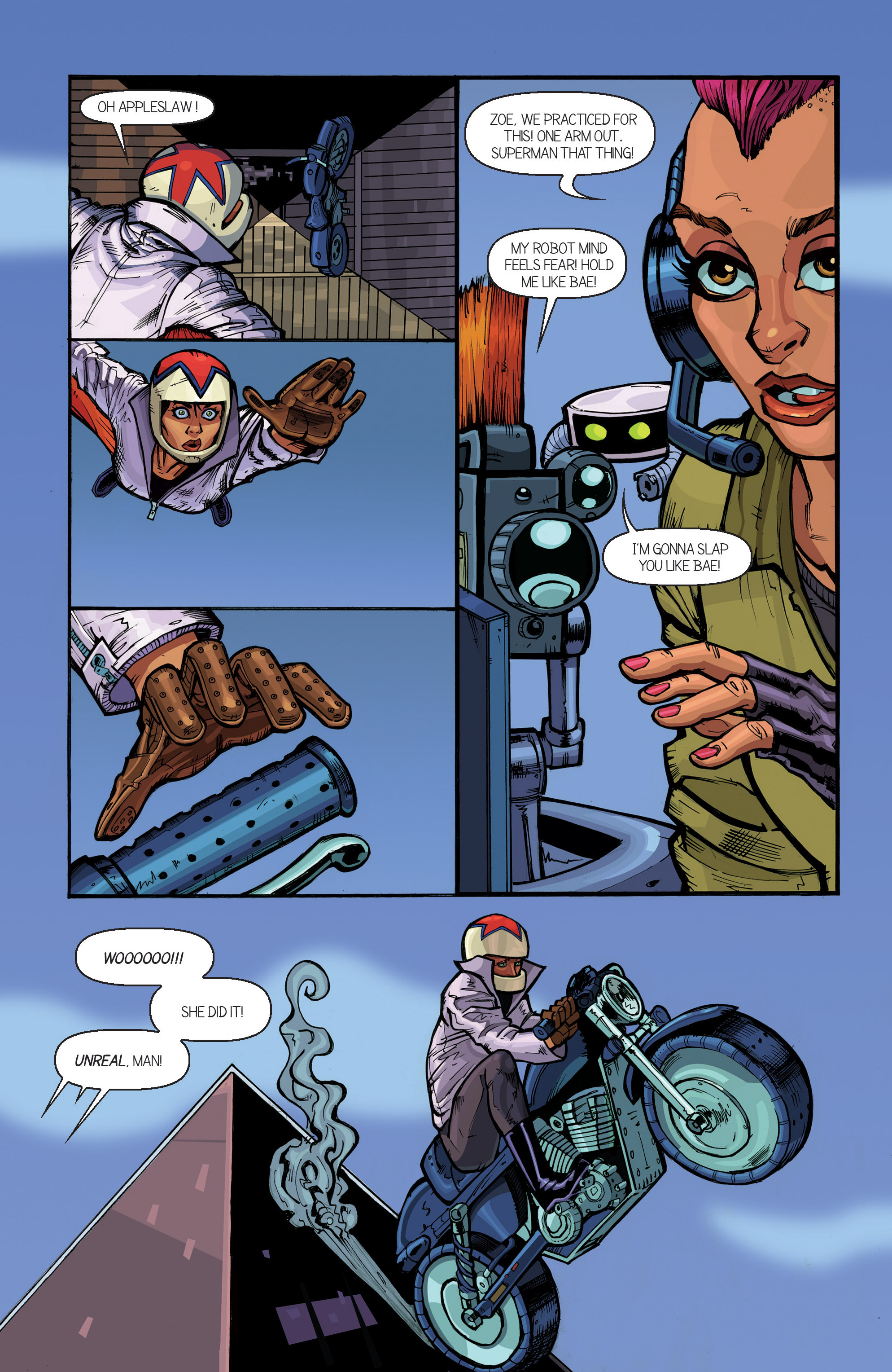 Read online Zoe Dare Versus The Disasteroid comic -  Issue #1 - 7