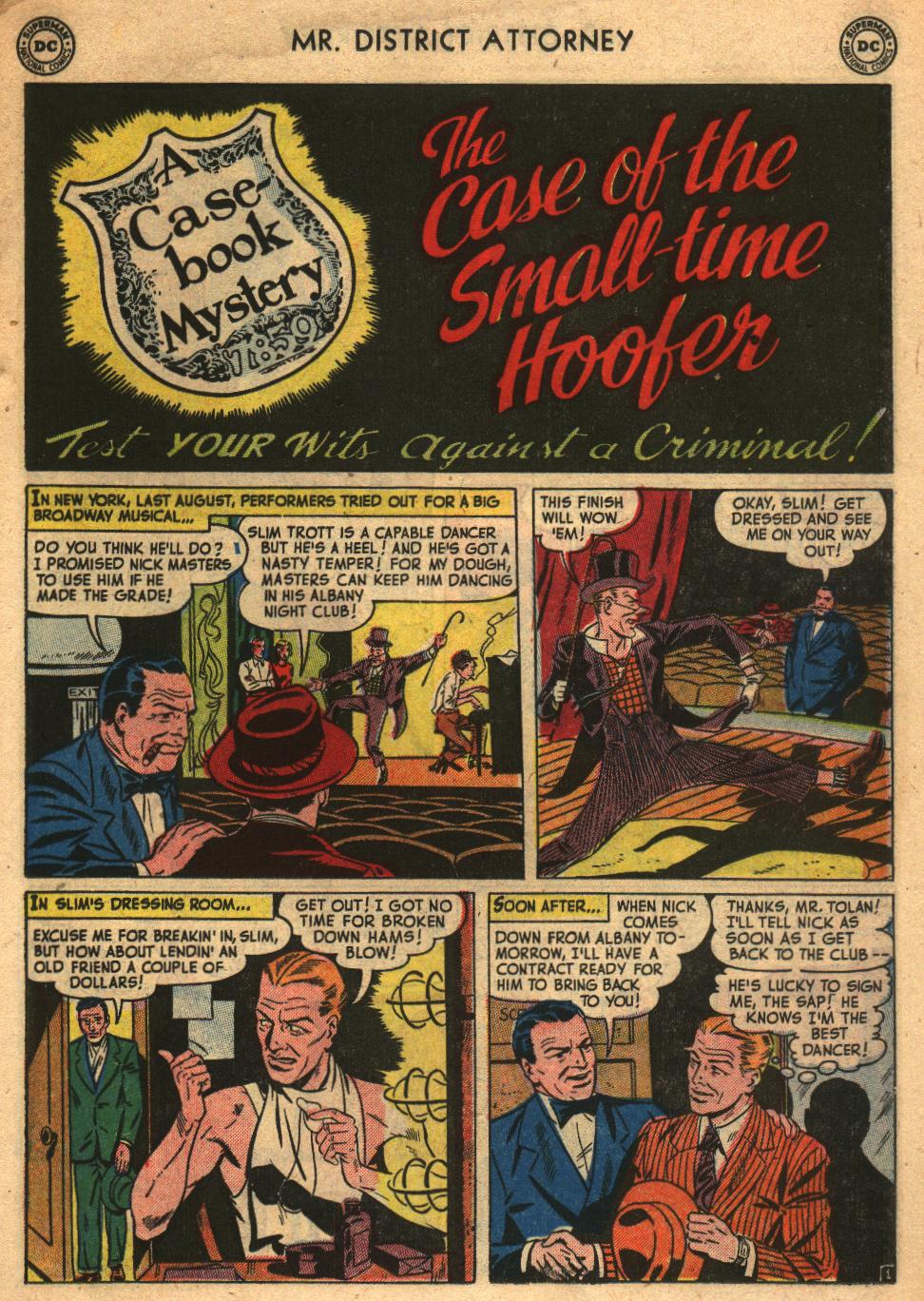 Read online Mr. District Attorney comic -  Issue #26 - 25