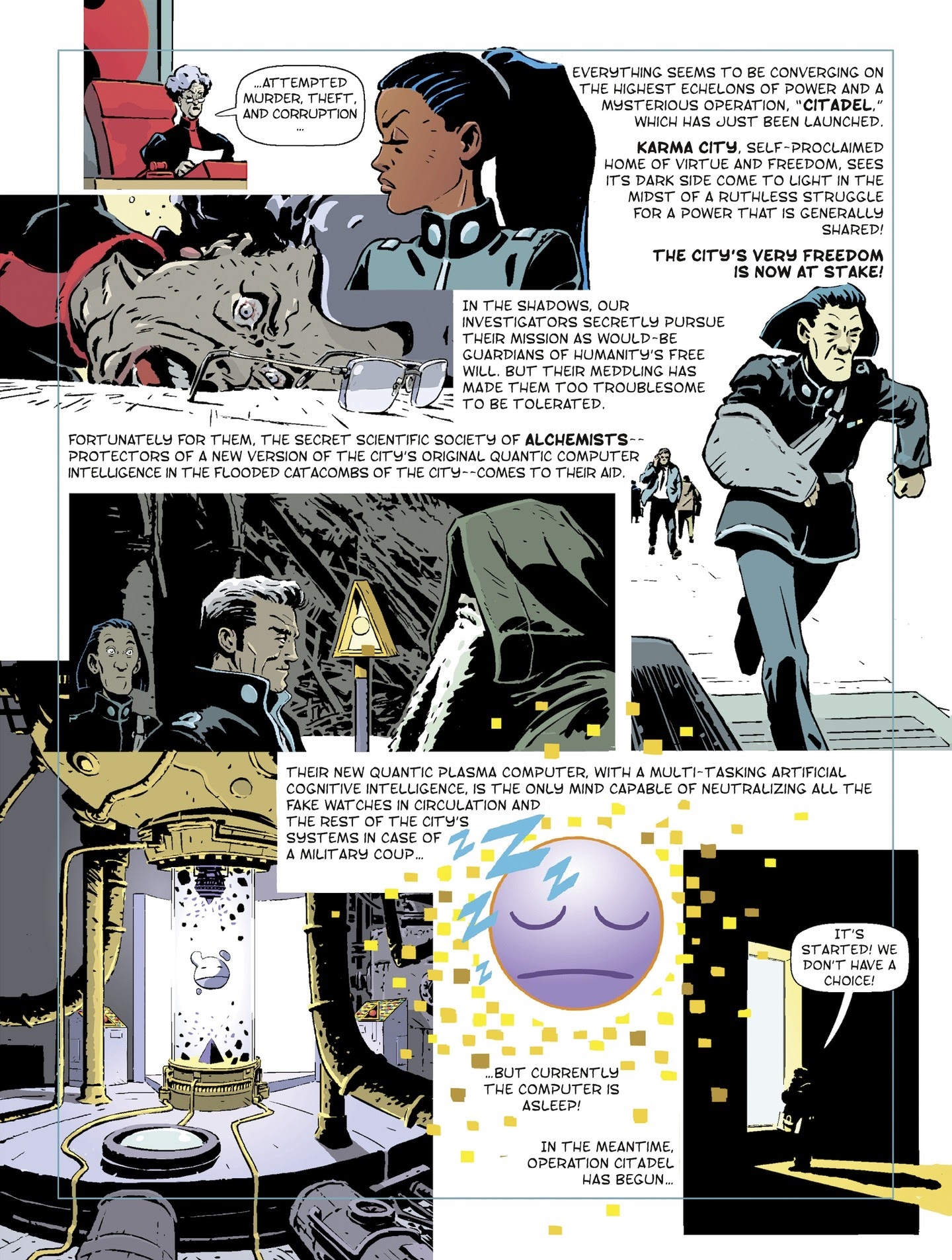 Read online Karma City comic -  Issue #7 - 7