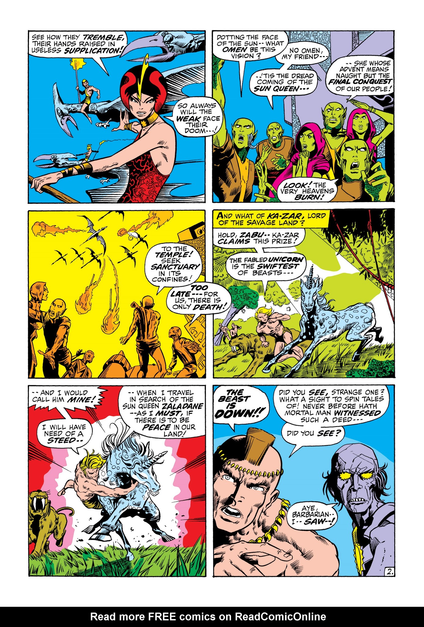 Read online Marvel Masterworks: Ka-Zar comic -  Issue # TPB 1 (Part 1) - 65