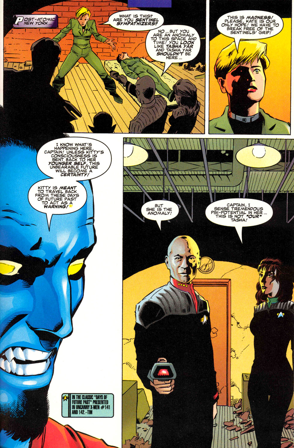 Star Trek: The Next Generation/X-Men: Second Contact issue Full - Page 50