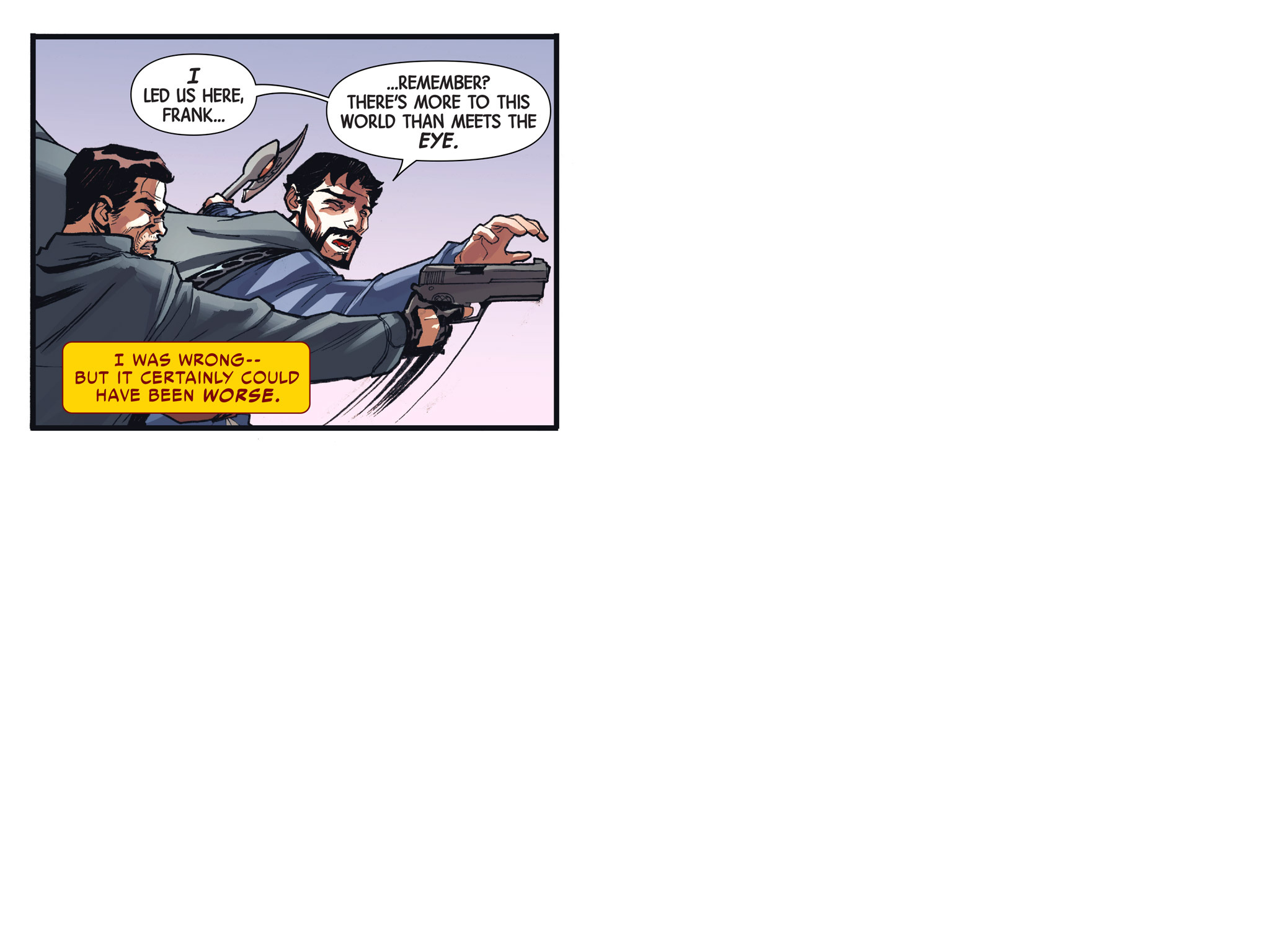 Read online Doctor Strange/Punisher: Magic Bullets Infinite Comic comic -  Issue #4 - 59