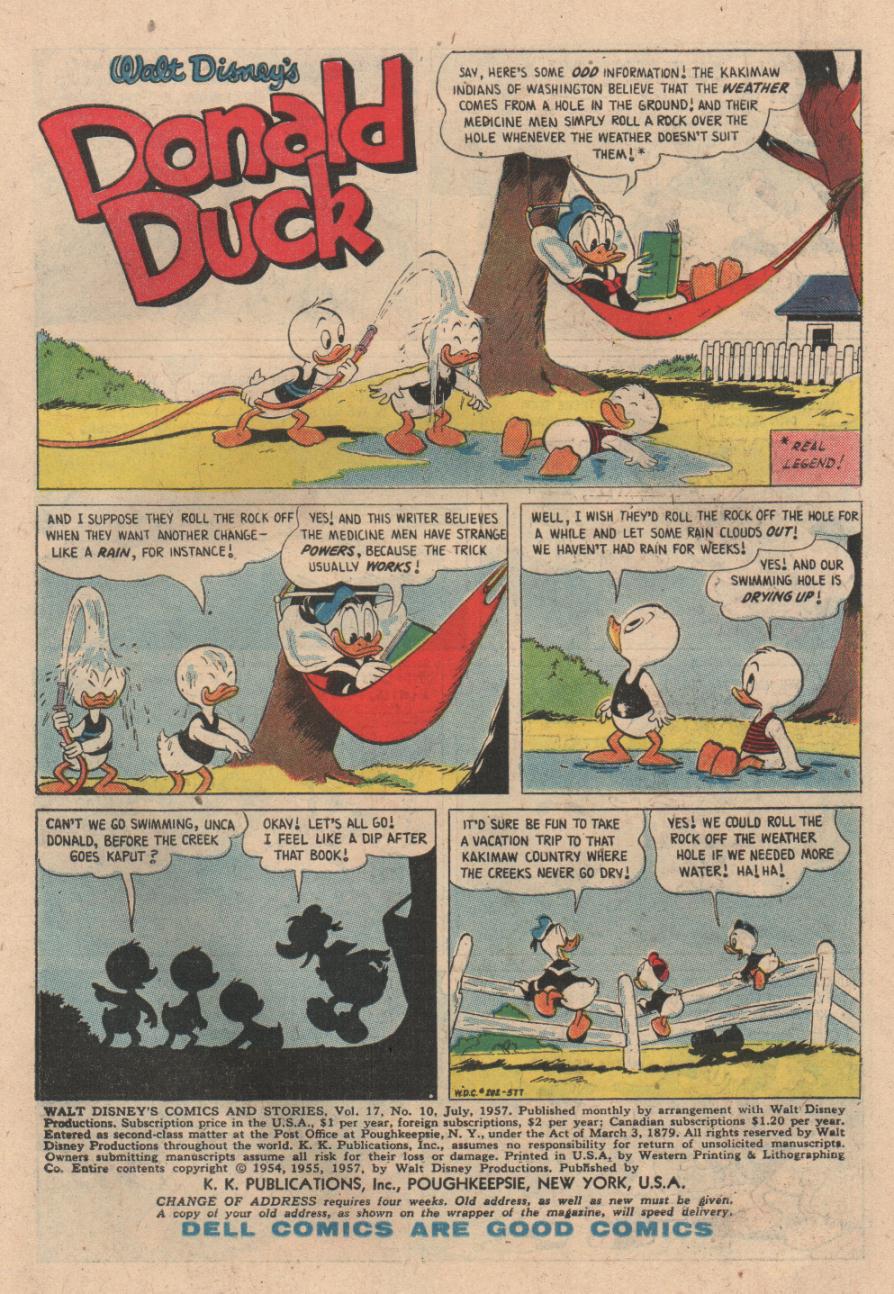 Read online Walt Disney's Comics and Stories comic -  Issue #202 - 3