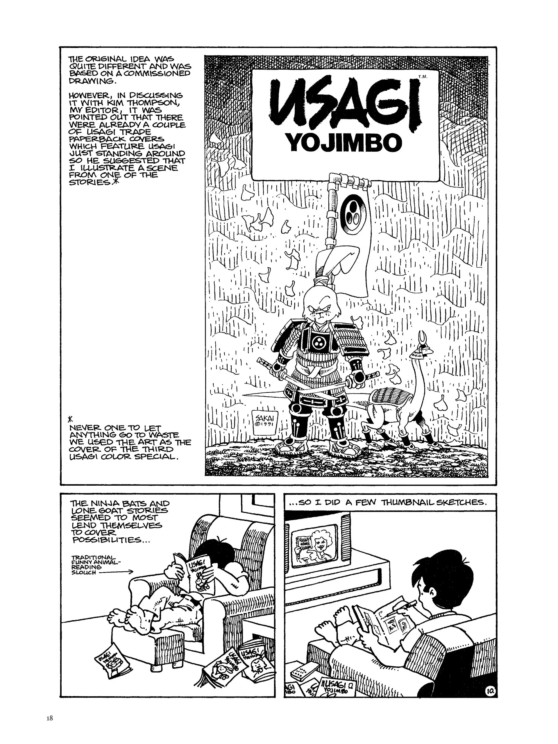 Read online The Art of Usagi Yojimbo comic -  Issue # TPB (Part 1) - 23