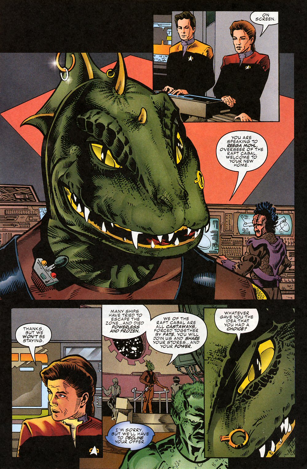 Read online Star Trek: Voyager comic -  Issue #9 - 12