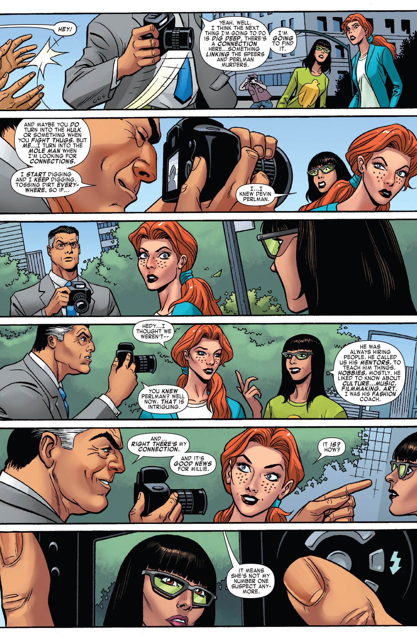 Read online Models, Inc. comic -  Issue #3 - 10