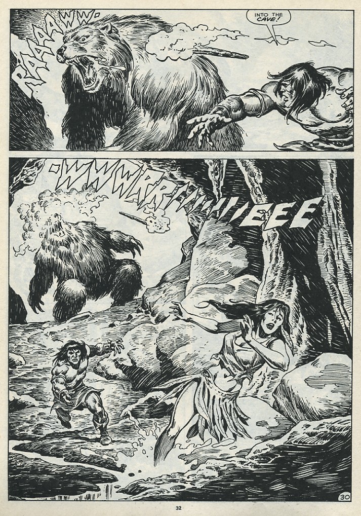 Read online The Savage Sword Of Conan comic -  Issue #167 - 34
