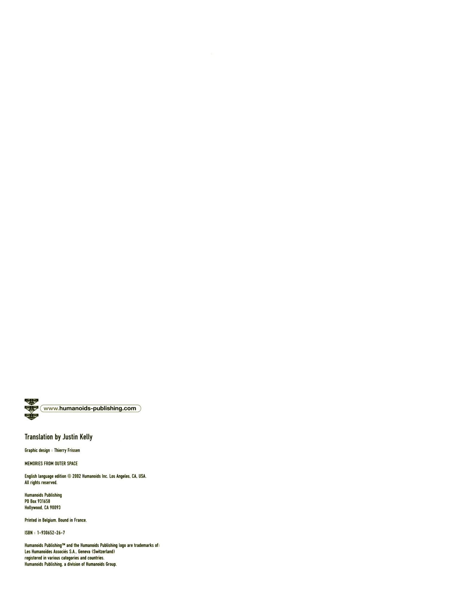 Read online Memories of Outer Space comic -  Issue # TPB - 6