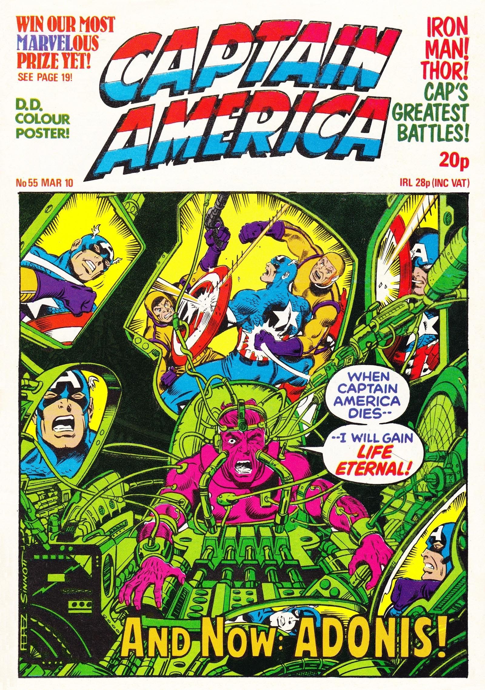 Read online Captain America (1981) comic -  Issue #55 - 1
