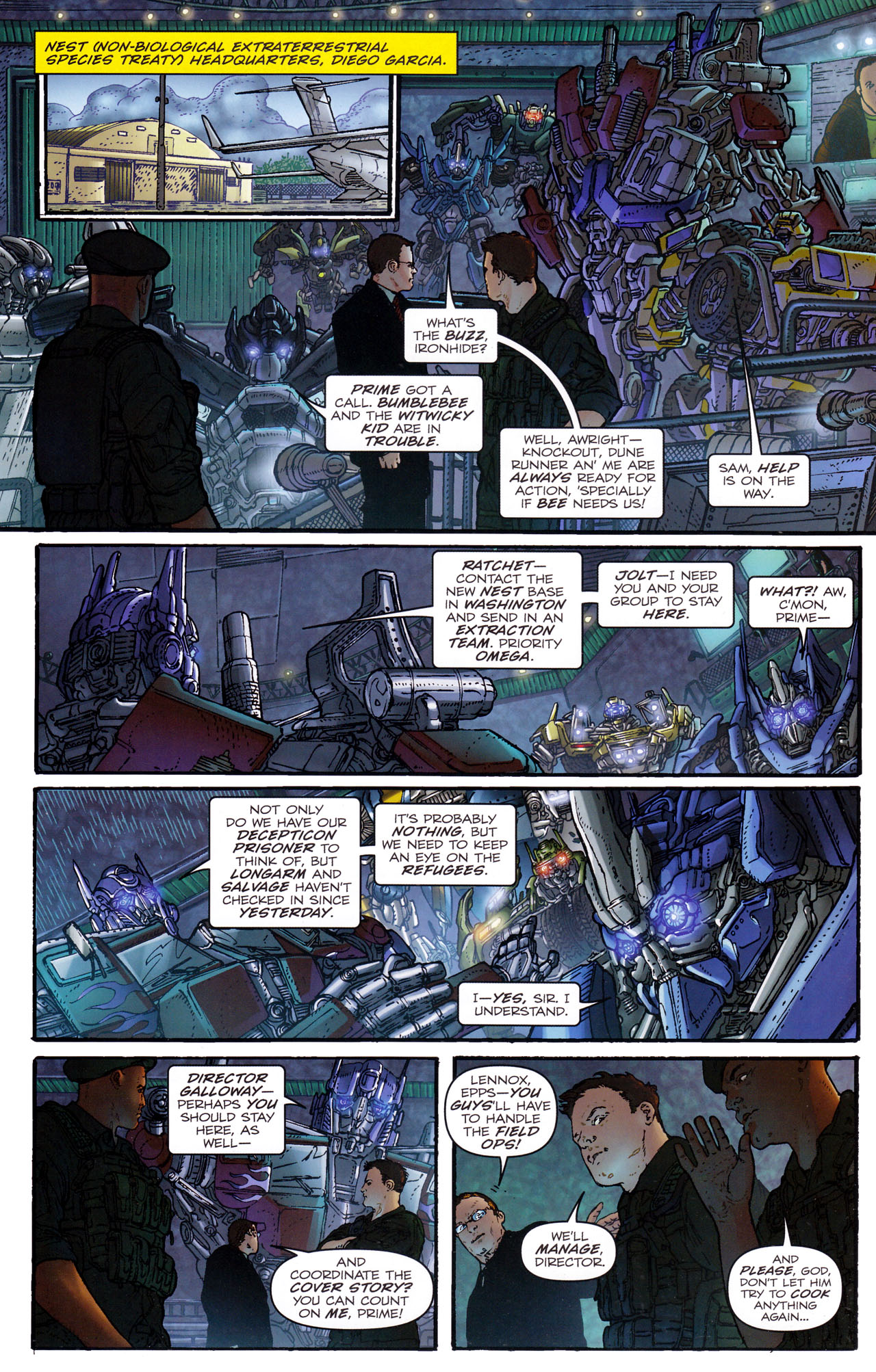 Read online Transformers: Dark of the Moon Rising Storm comic -  Issue #2 - 21