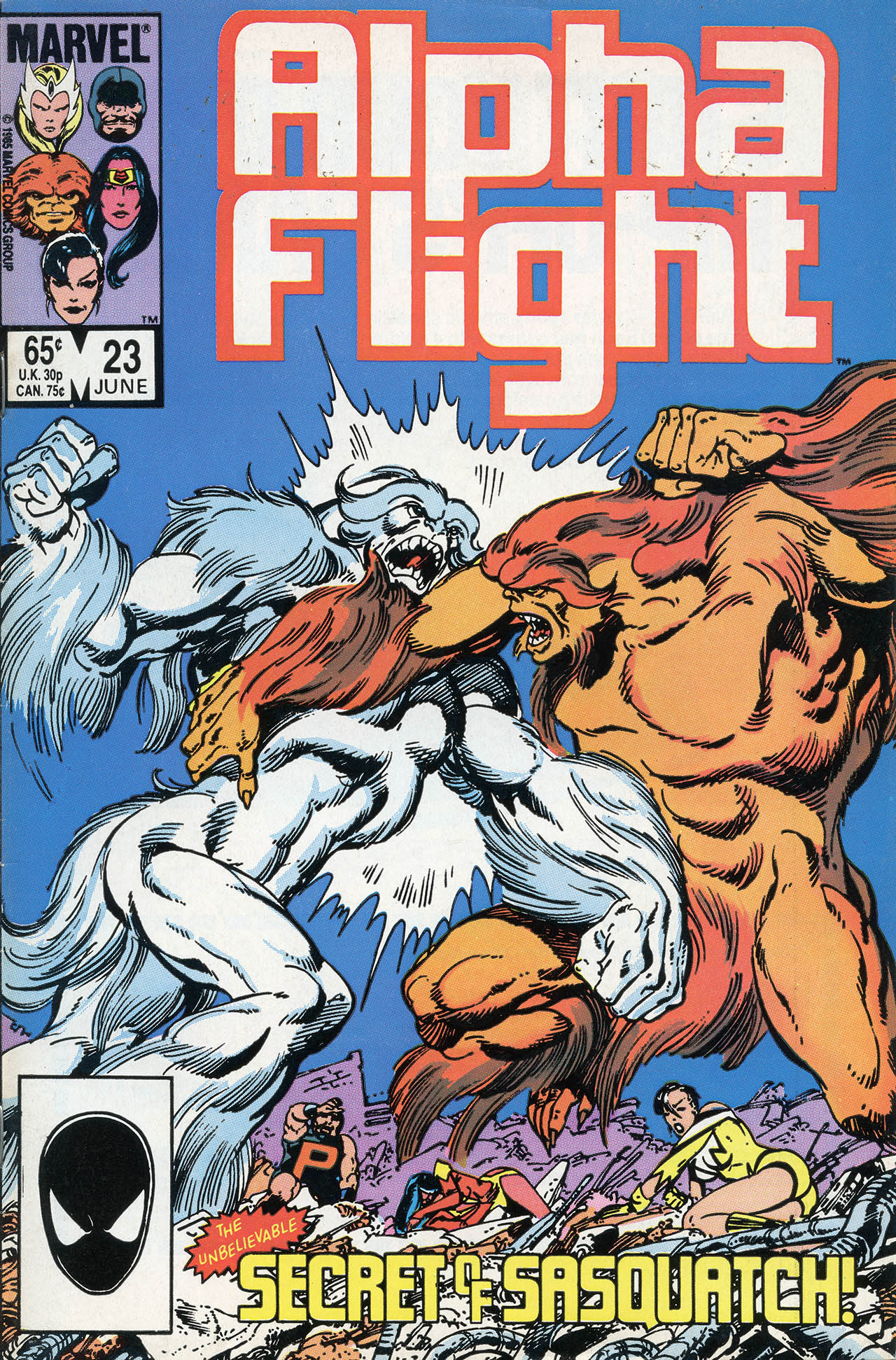 Read online Alpha Flight (1983) comic -  Issue #23 - 1