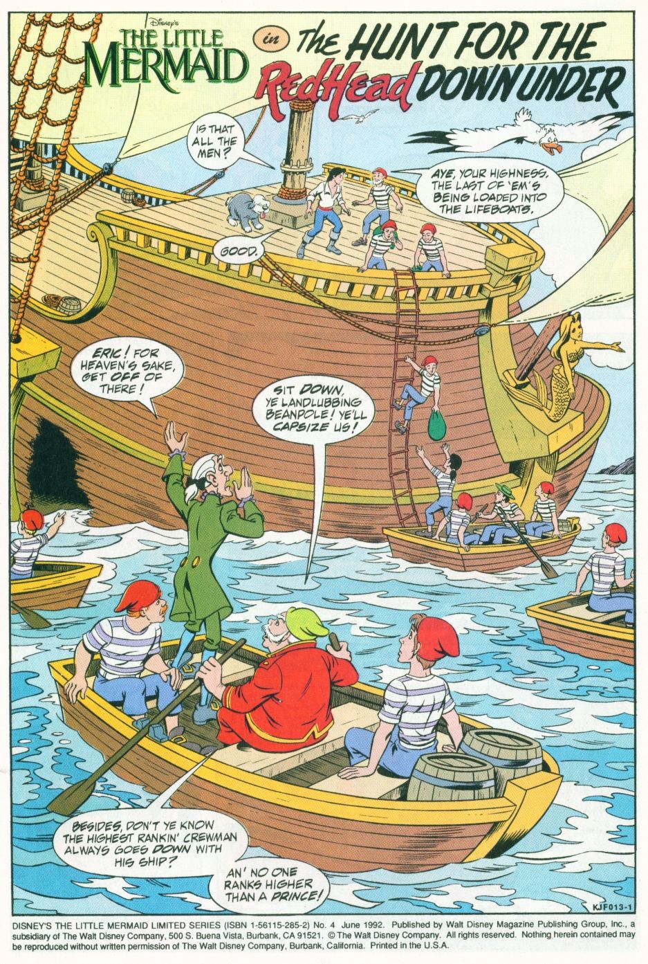 Read online Disney's The Little Mermaid Limited Series comic -  Issue #4 - 2