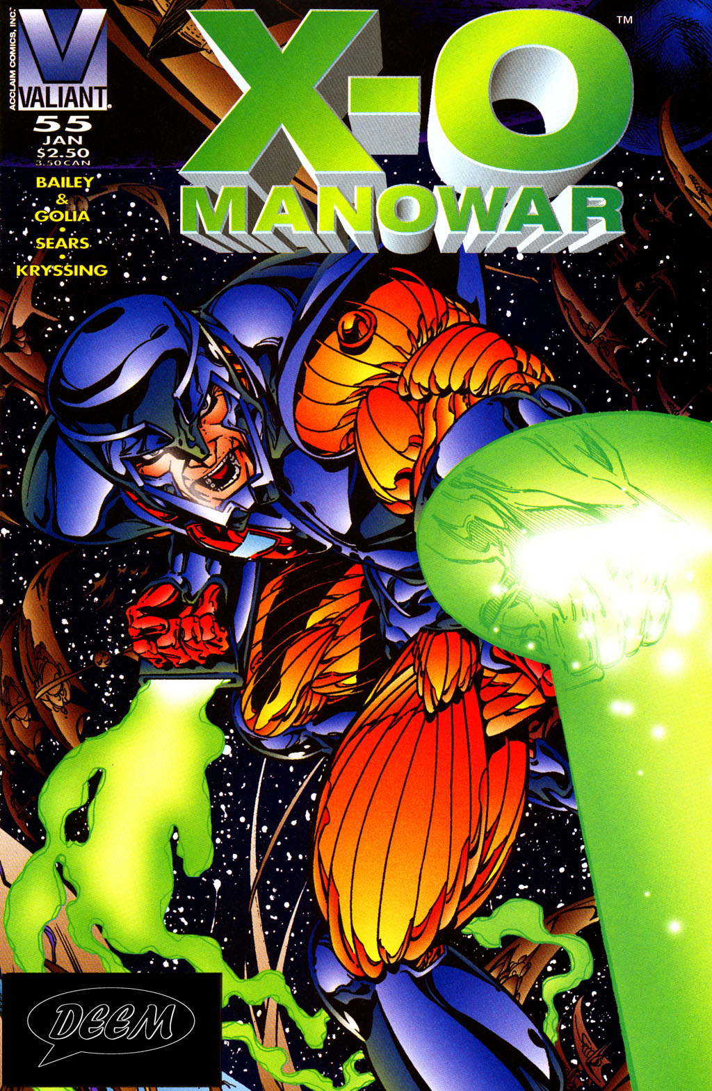 Read online X-O Manowar (1992) comic -  Issue #55 - 1