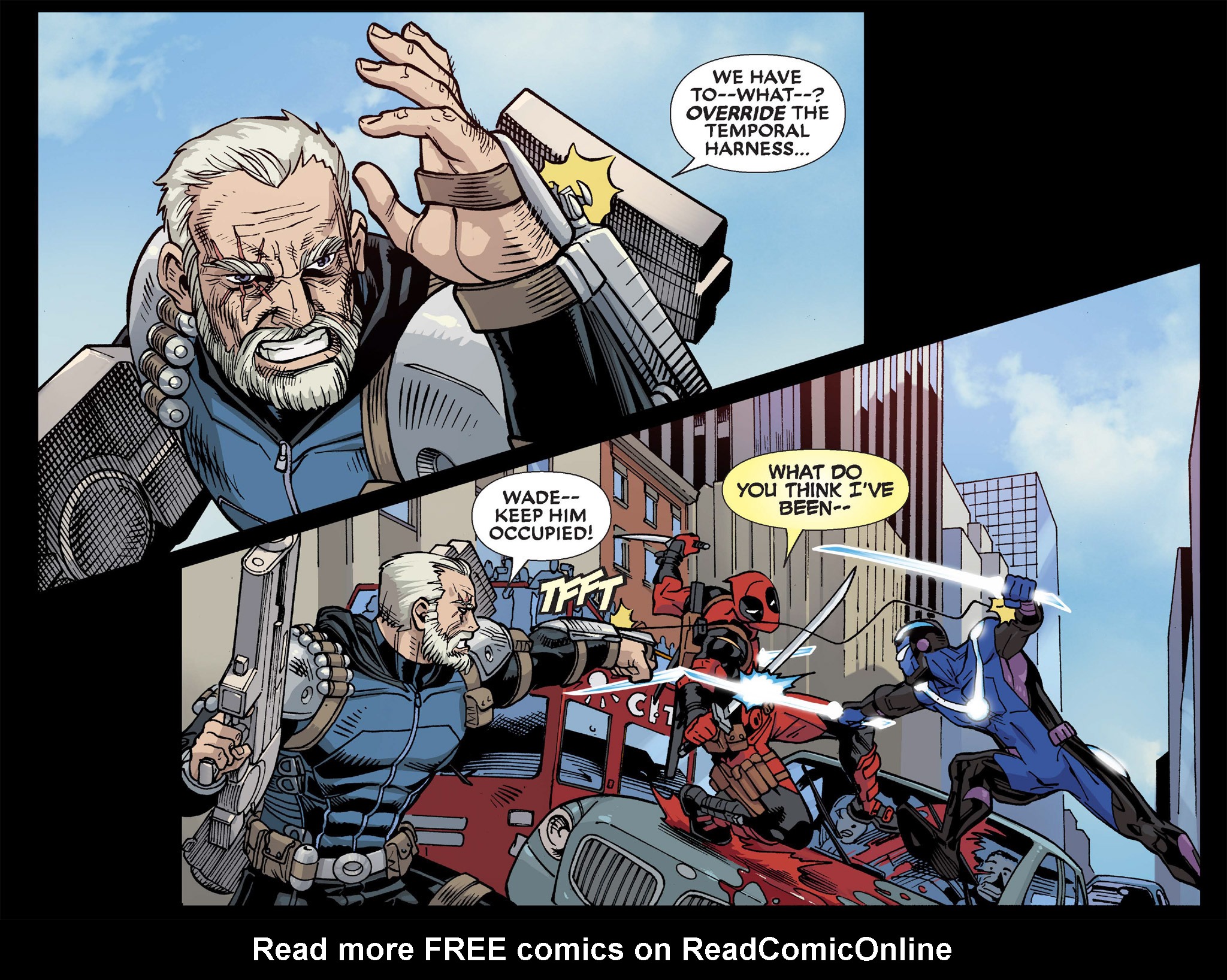 Read online Deadpool & Cable: Split Second Infinite Comic comic -  Issue #3 - 24