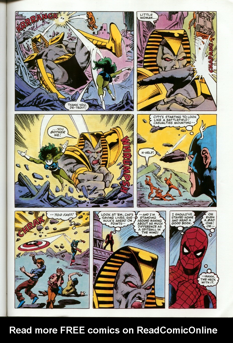 Read online Marvel Graphic Novel comic -  Issue #17 - Revenge of the Living Monolith - 57