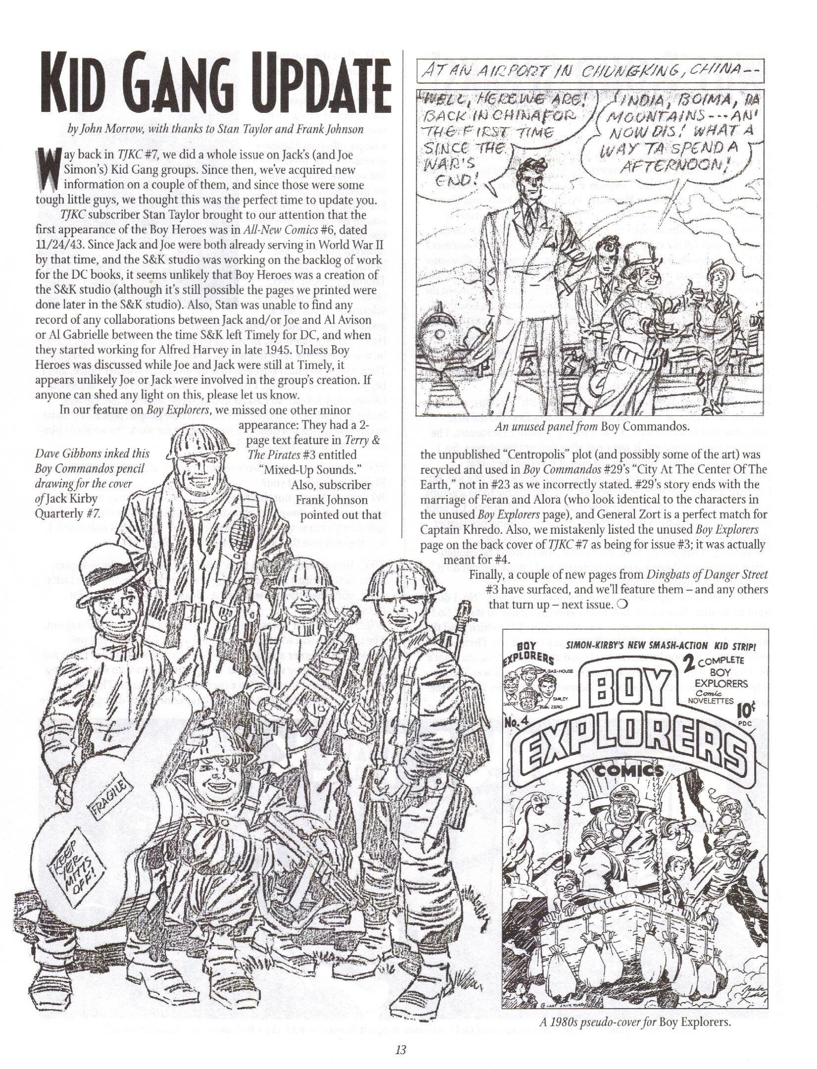 Read online The Jack Kirby Collector comic -  Issue #16 - 13