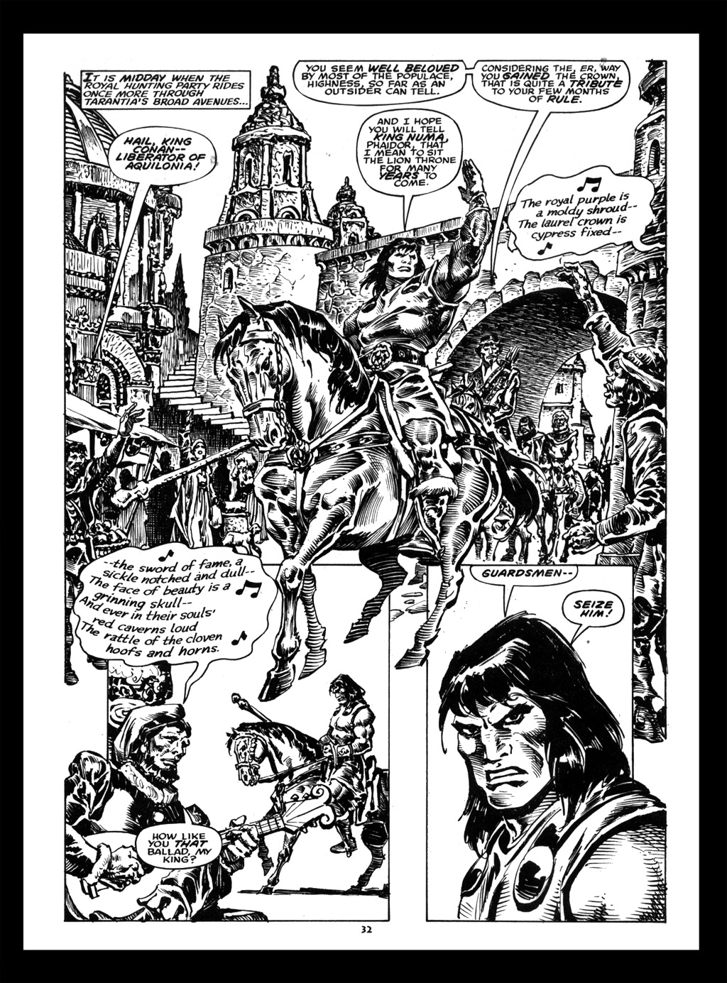 Read online The Savage Sword Of Conan comic -  Issue #214 - 32
