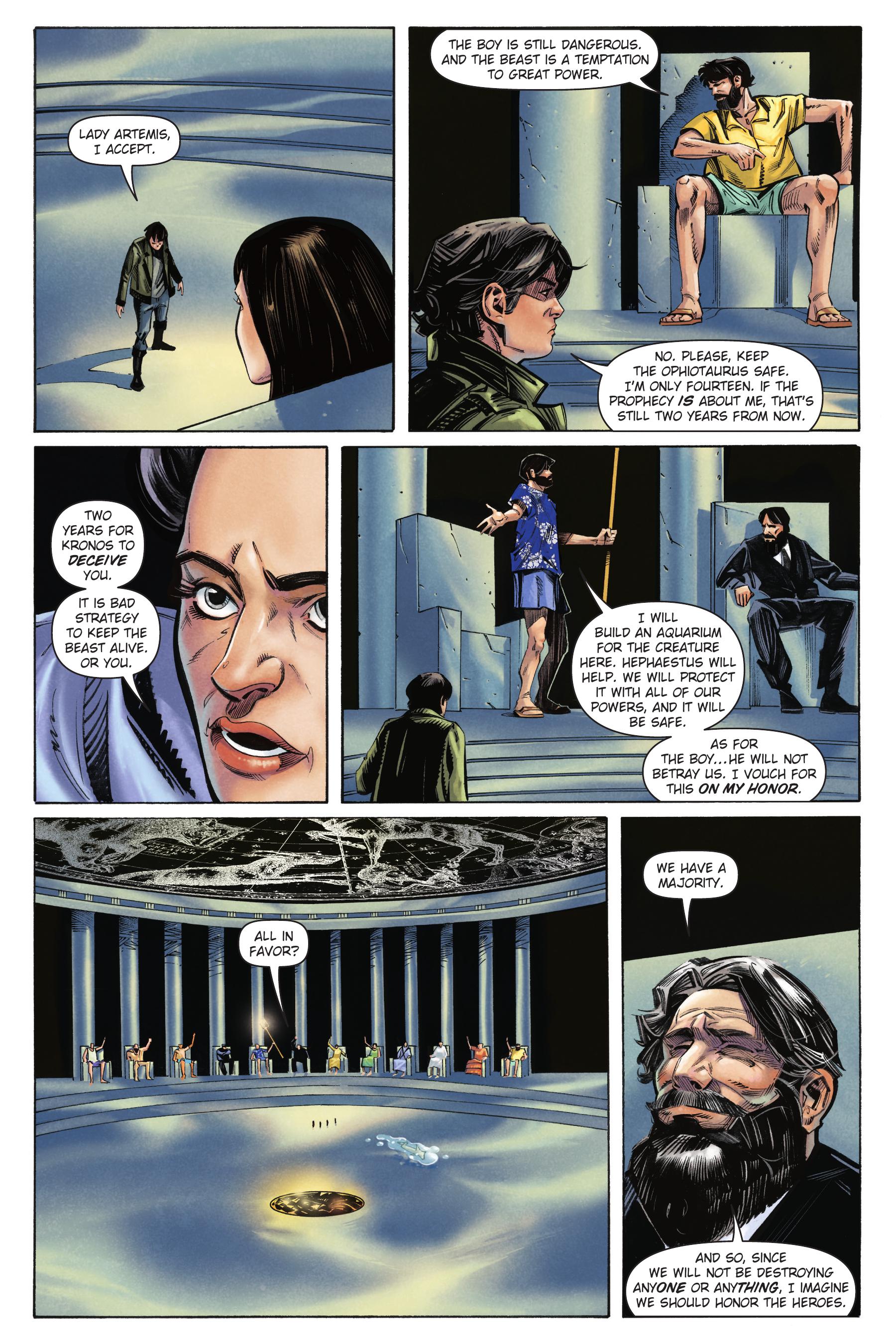 Read online Percy Jackson and the Olympians comic -  Issue # TPB 3 - 116