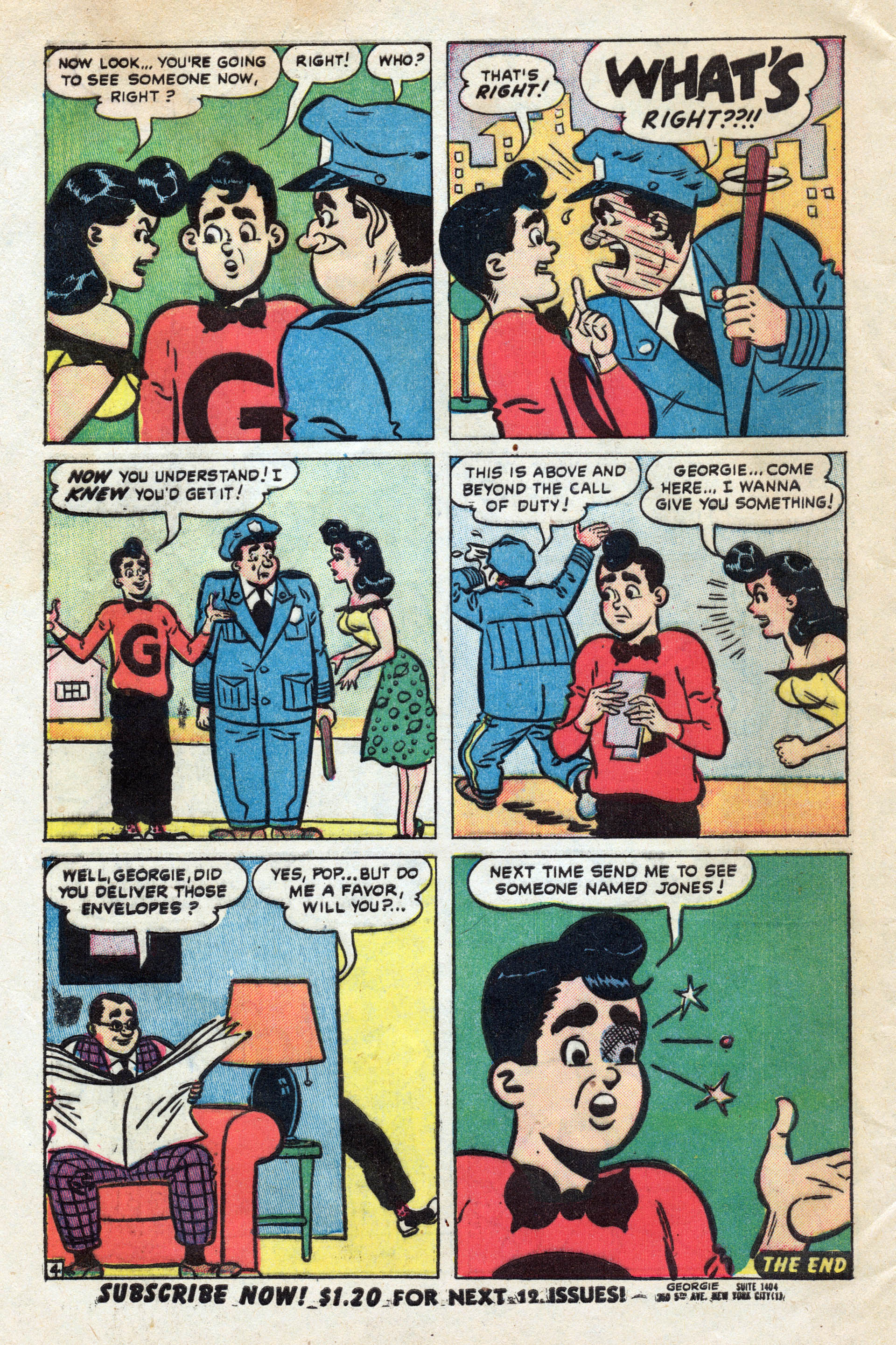 Read online Georgie Comics (1949) comic -  Issue #33 - 32