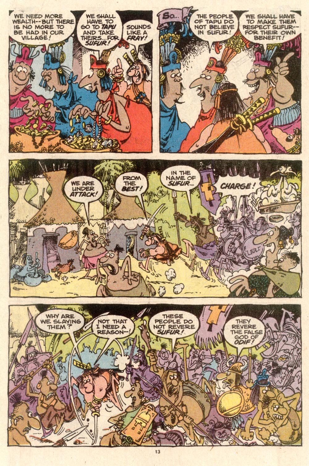 Read online Sergio Aragonés Groo the Wanderer comic -  Issue #58 - 13