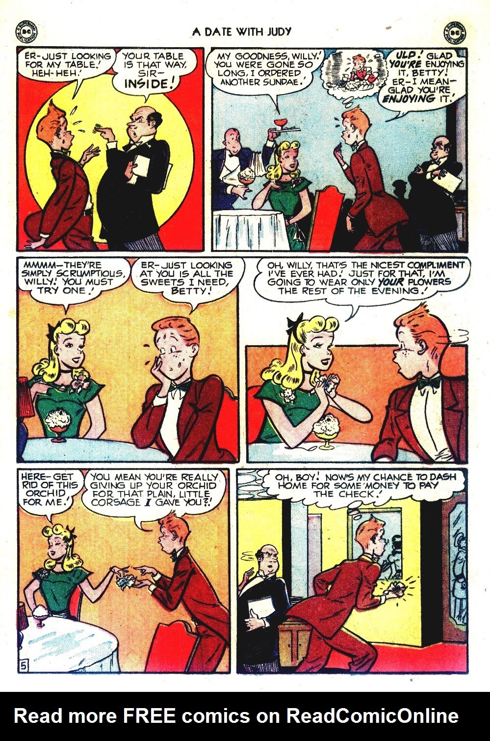 Read online A Date with Judy comic -  Issue #11 - 37