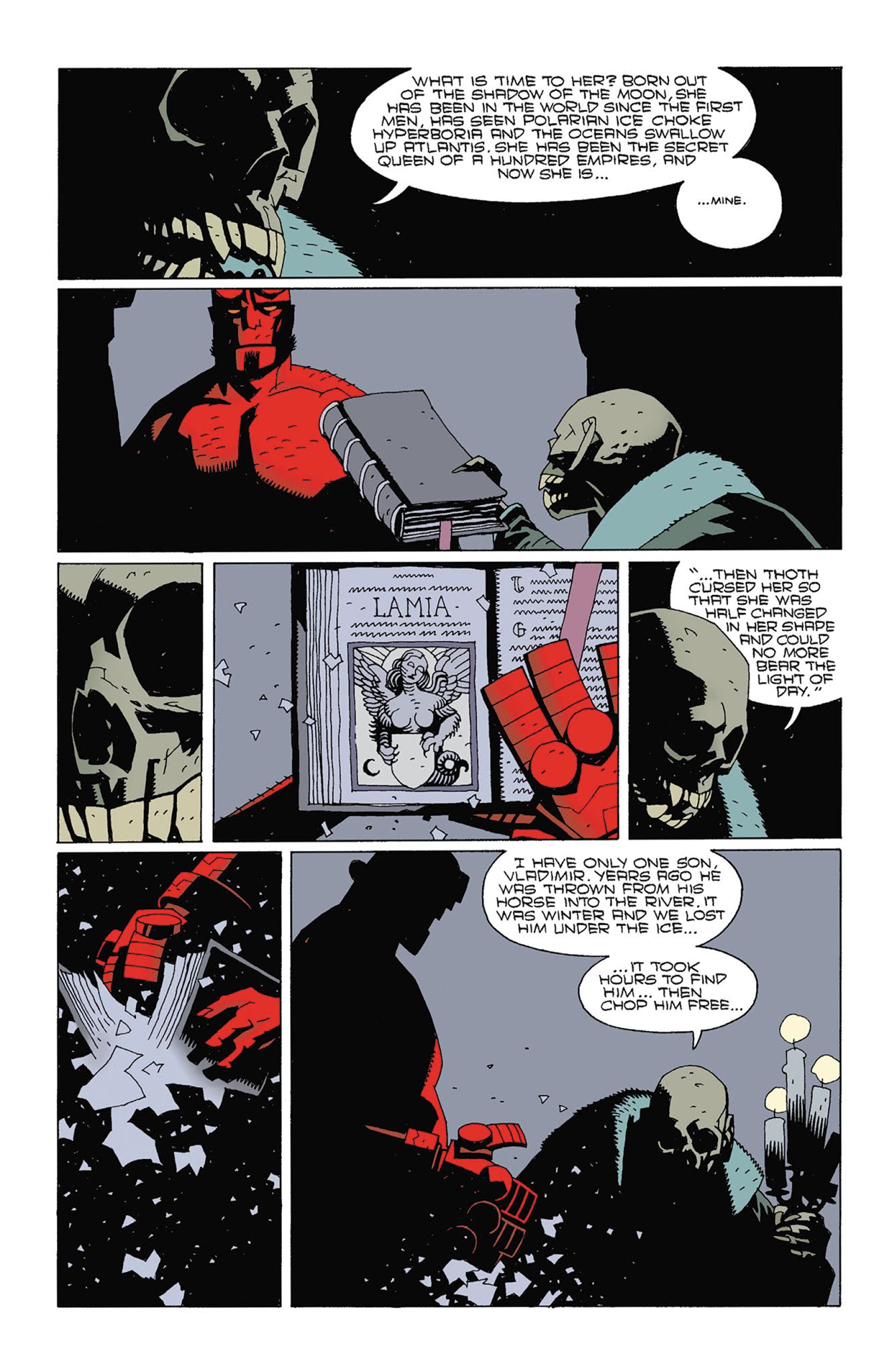 Read online Hellboy: Wake the Devil comic -  Issue # _TPB - 50