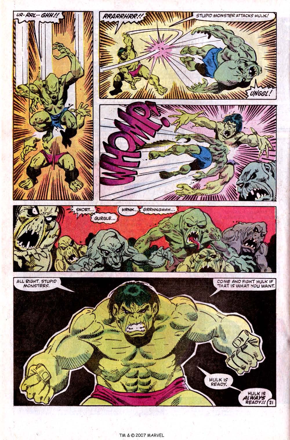 Read online The Incredible Hulk Annual comic -  Issue #14 - 28