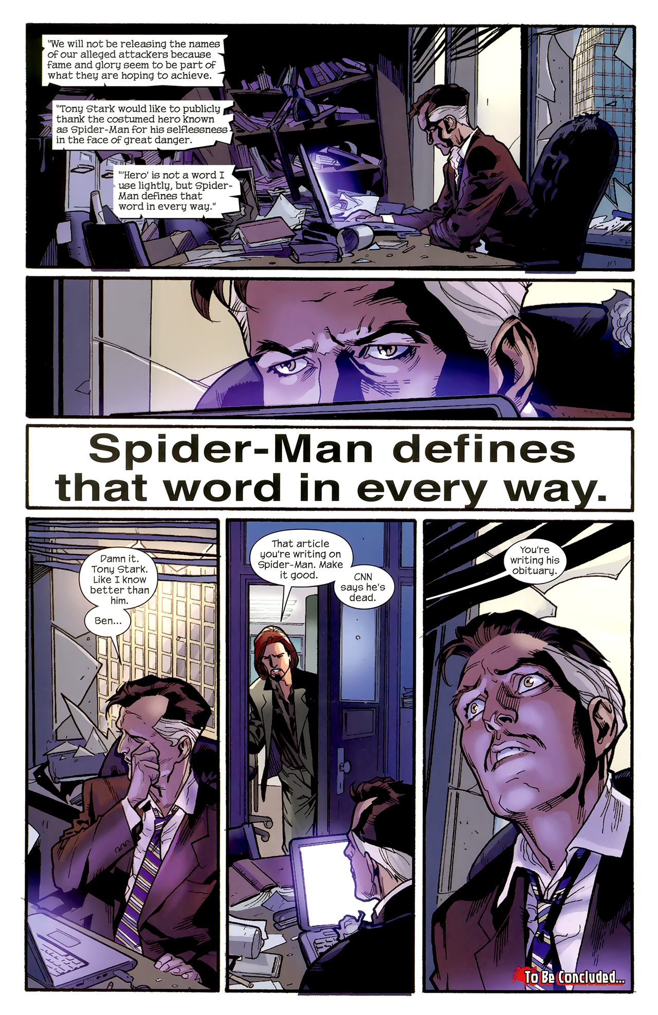 Read online Ultimatum: Spider-Man Requiem comic -  Issue #1 - 25