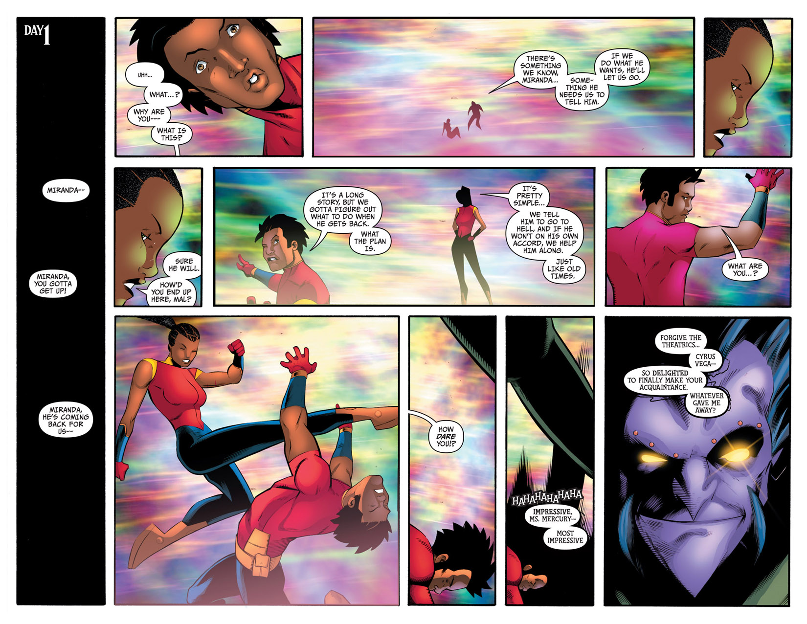 Read online The Many Adventures of Miranda Mercury: Time Runs Out comic -  Issue # TPB - 157