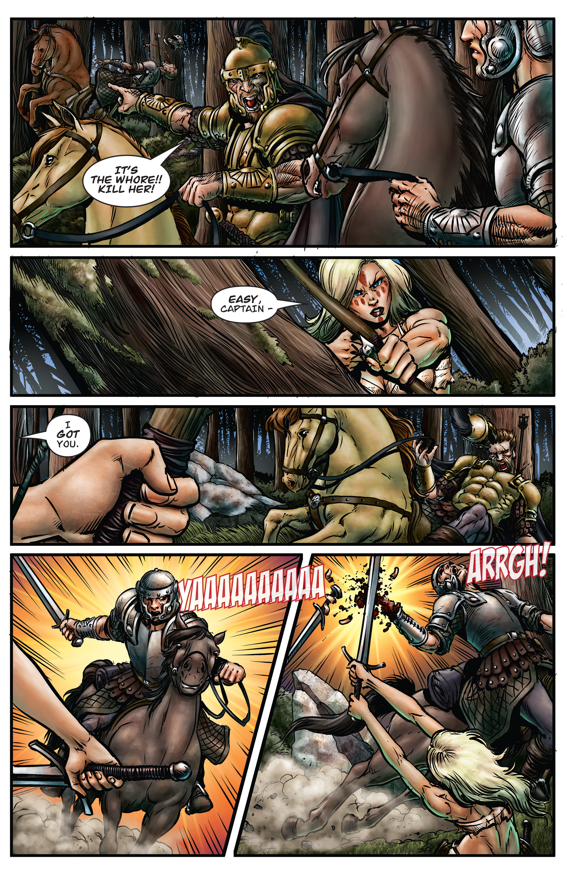 Read online Arhian: Head Huntress comic -  Issue #3 - 29