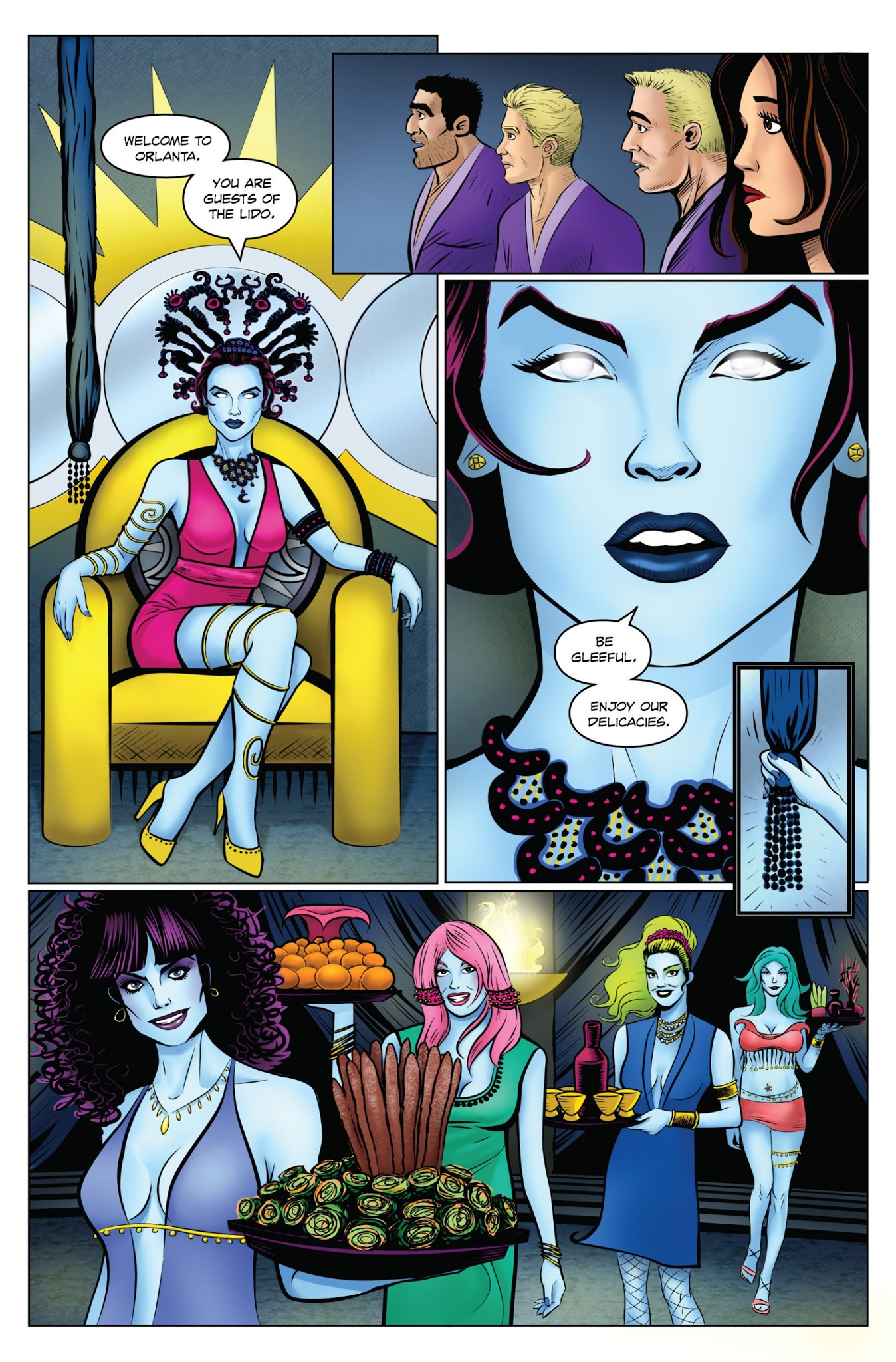Read online Space Women Beyond the Stratosphere comic -  Issue # TPB - 38