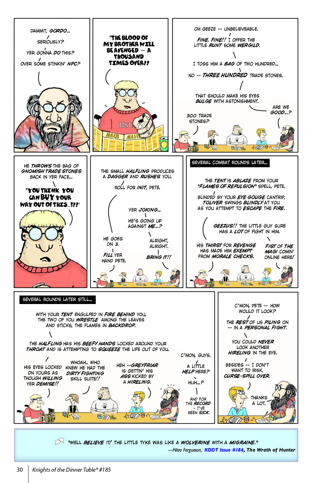 Read online Knights of the Dinner Table comic -  Issue #185 - 32