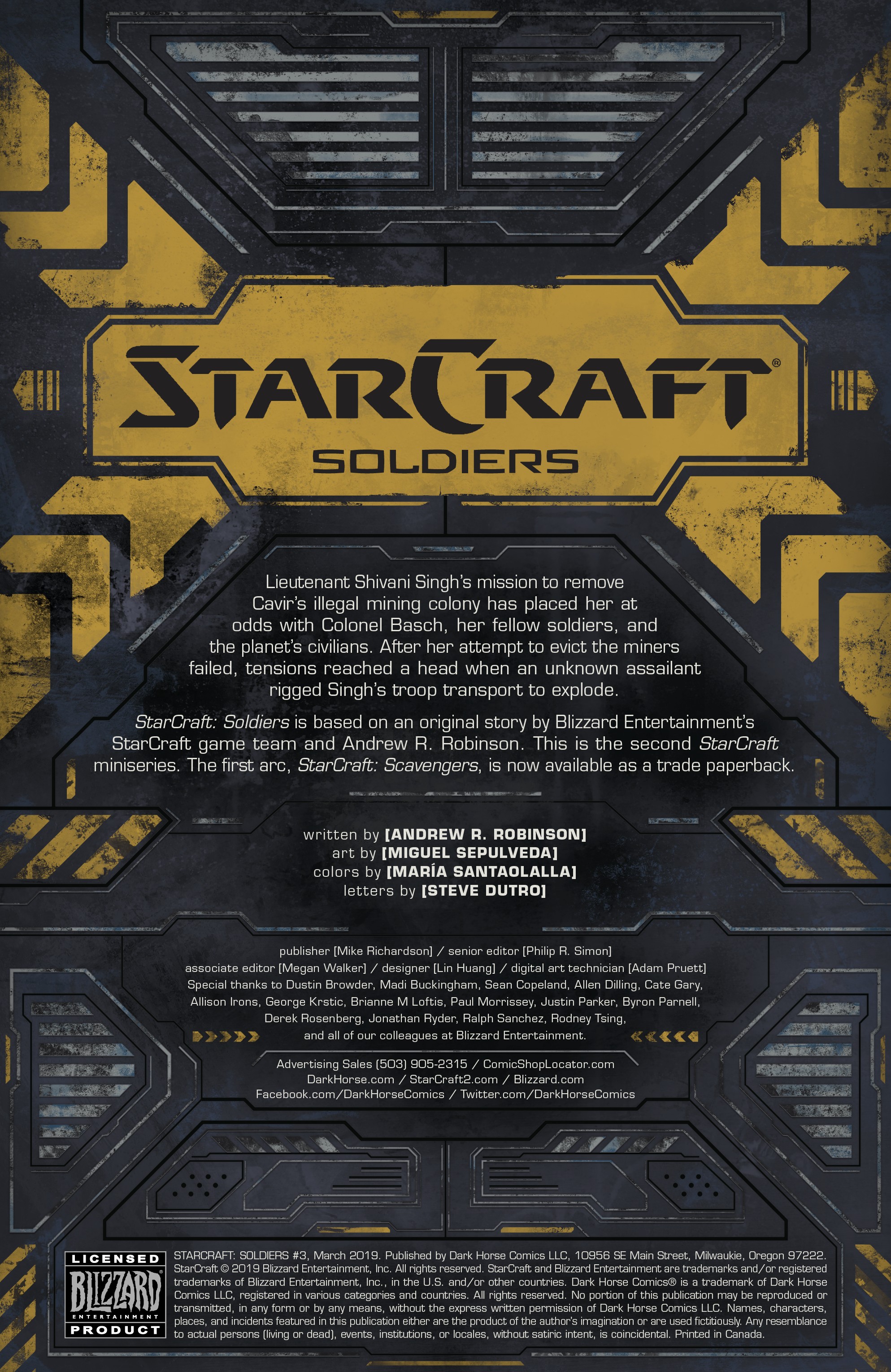 Read online StarCraft: Soldiers comic -  Issue #3 - 2