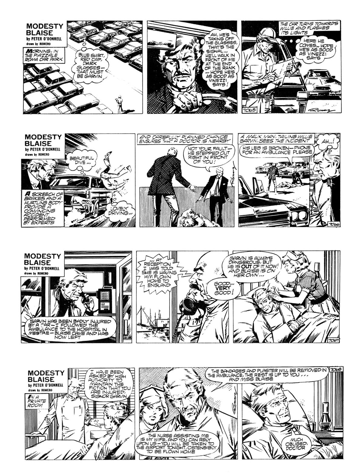 Read online Modesty Blaise Live bait comic -  Issue # TPB - 11