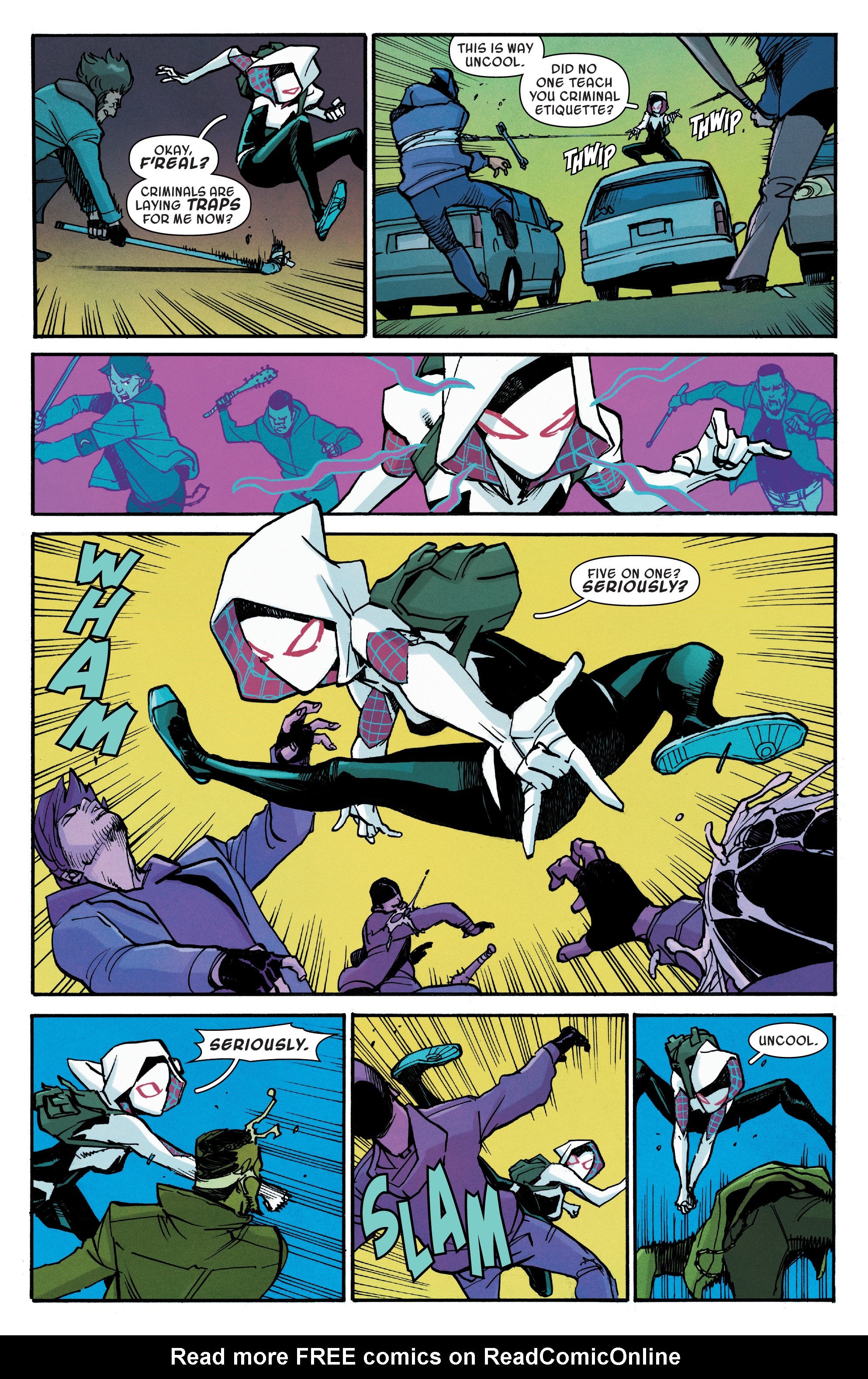 Read online Spider-Gwen: Ghost-Spider comic -  Issue #6 - 17