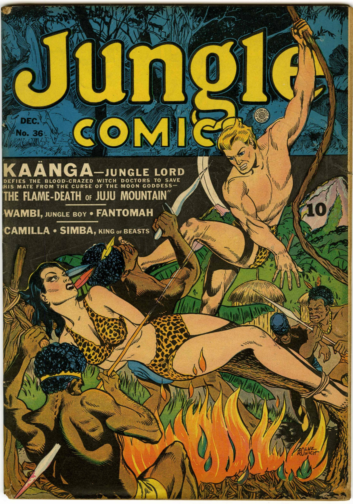 Read online Jungle Comics comic -  Issue #36 - 2