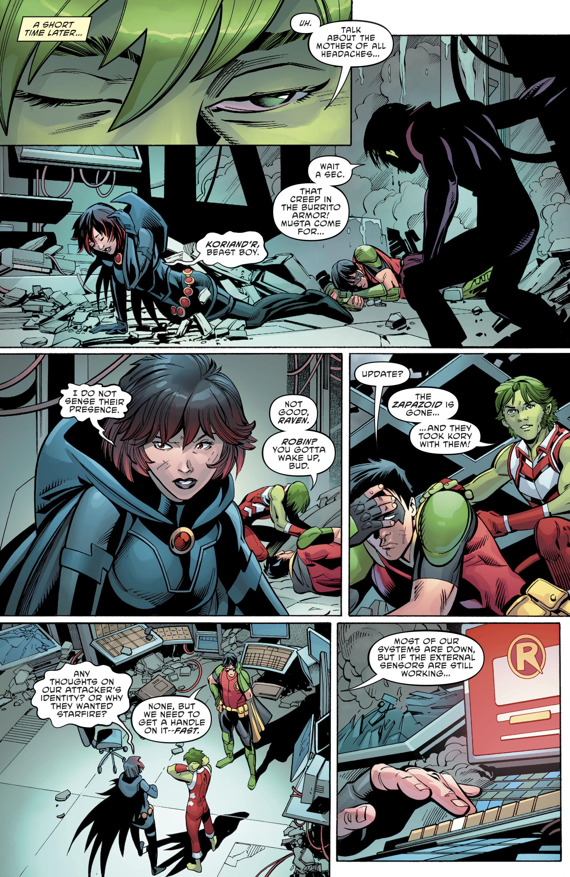Read online Titans: Burning Rage comic -  Issue #7 - 7