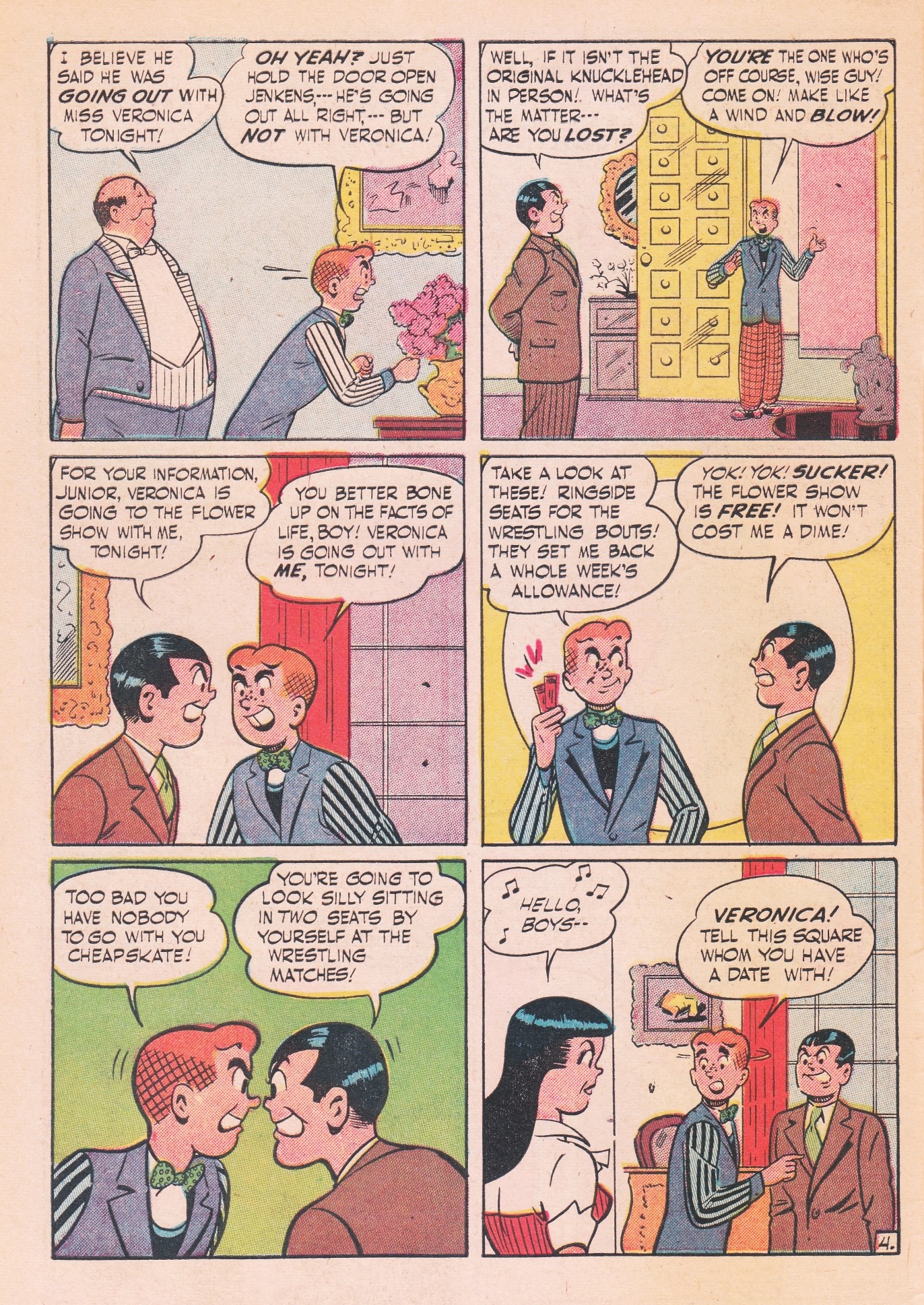 Read online Pep Comics comic -  Issue #98 - 6