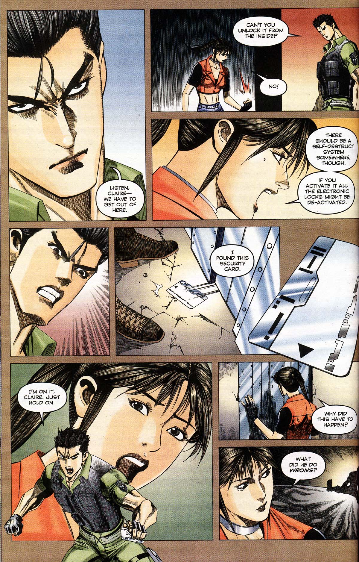 Read online Resident Evil Code: Veronica comic -  Issue #4 - 118