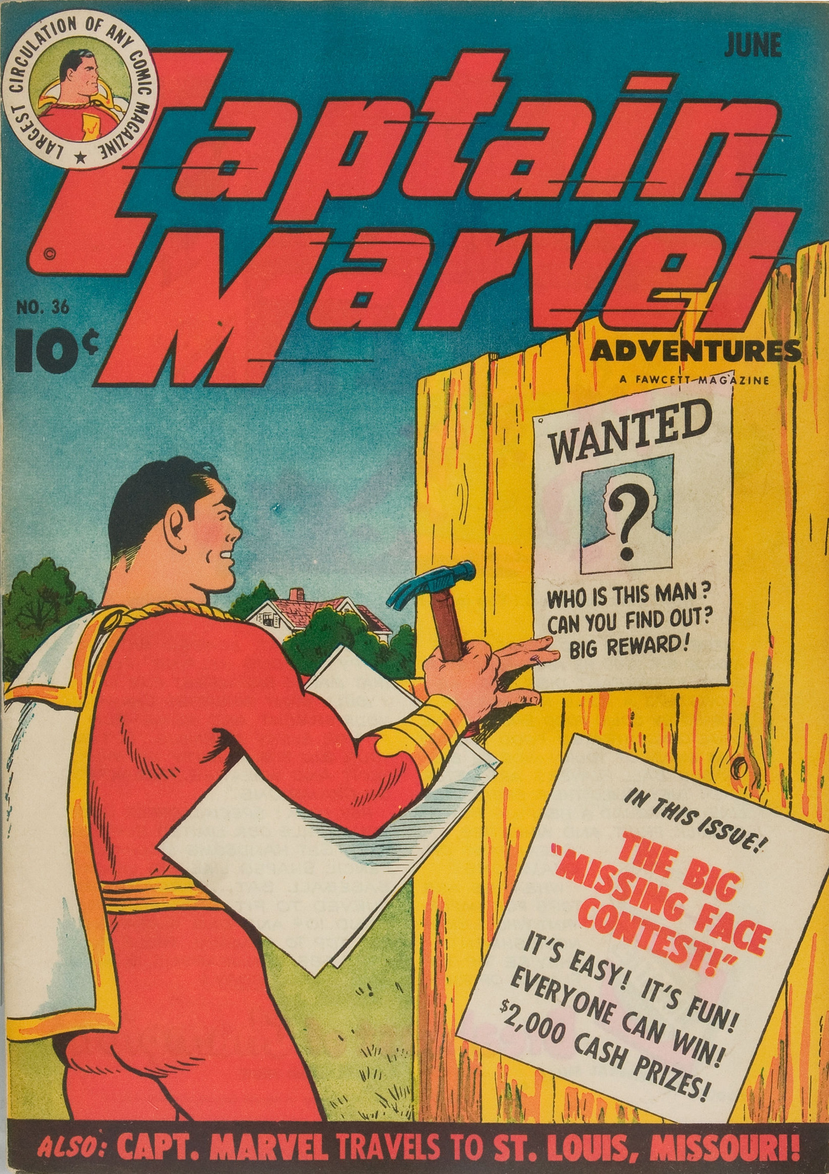 Read online Captain Marvel Adventures comic -  Issue #36 - 1